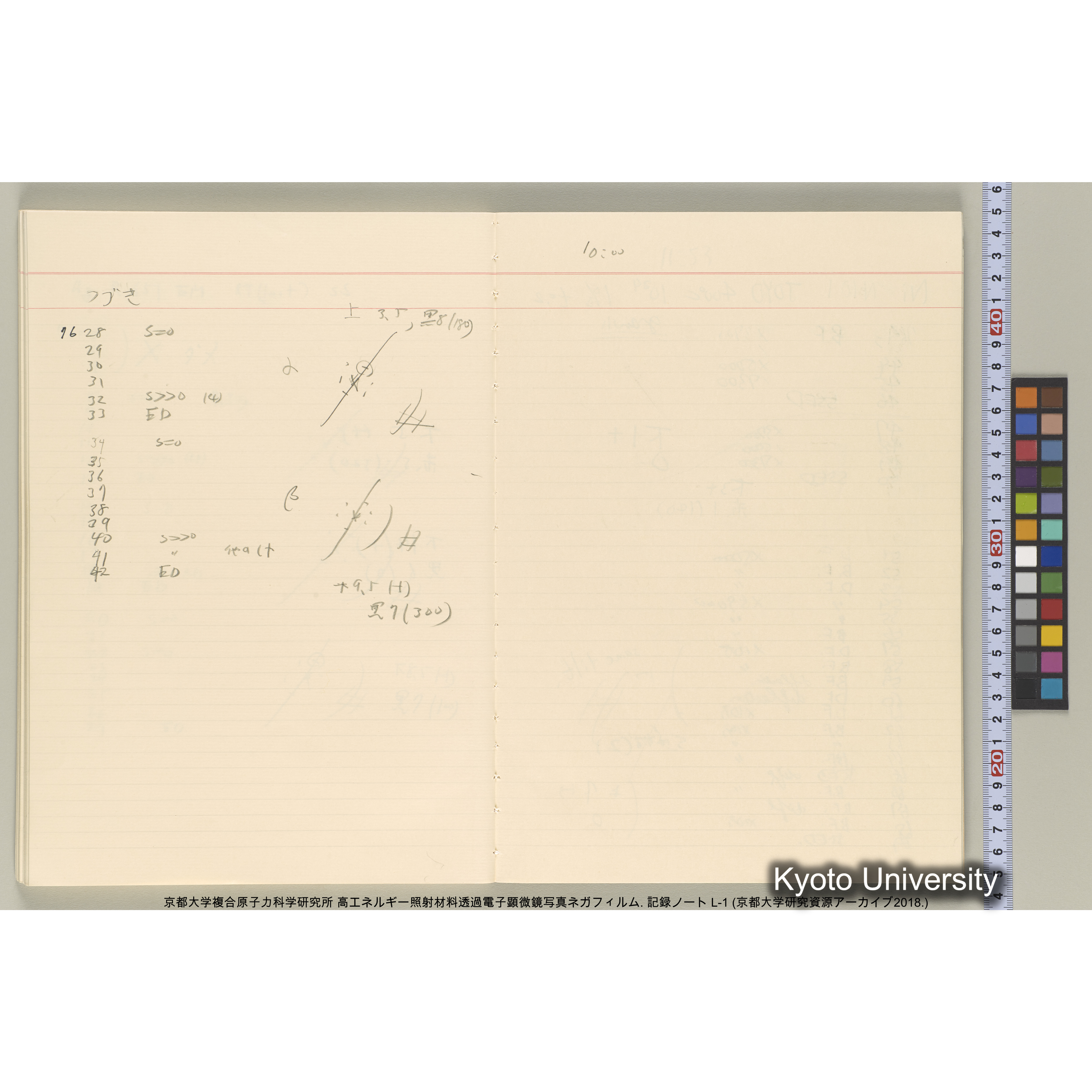 [記録ノート, Lシリーズ] 大洗200CX EMノート L1 北大. 6735～7783. (53)