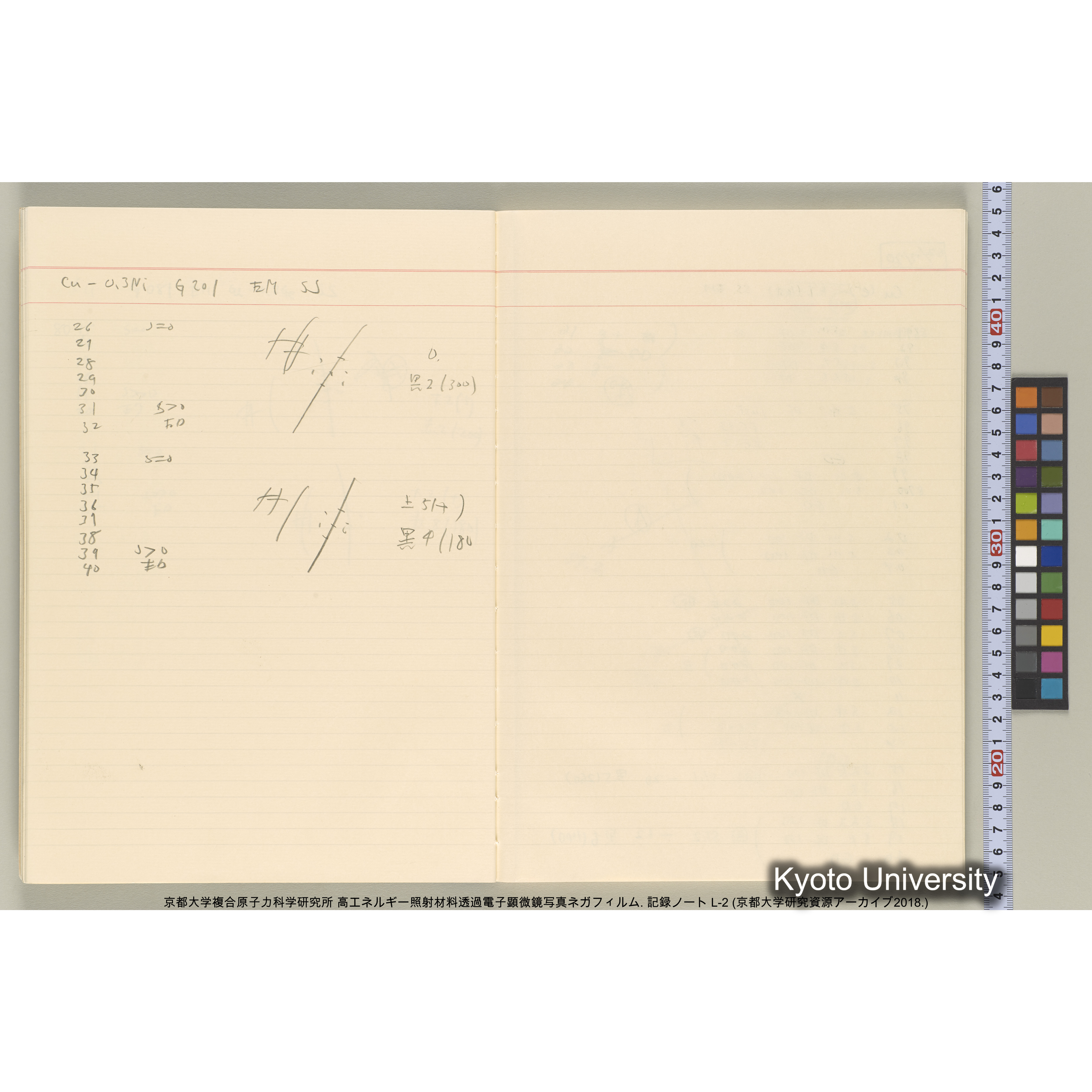 [記録ノート, Lシリーズ] 大洗200CX EMノート L-2 北大. 7784～. (16)