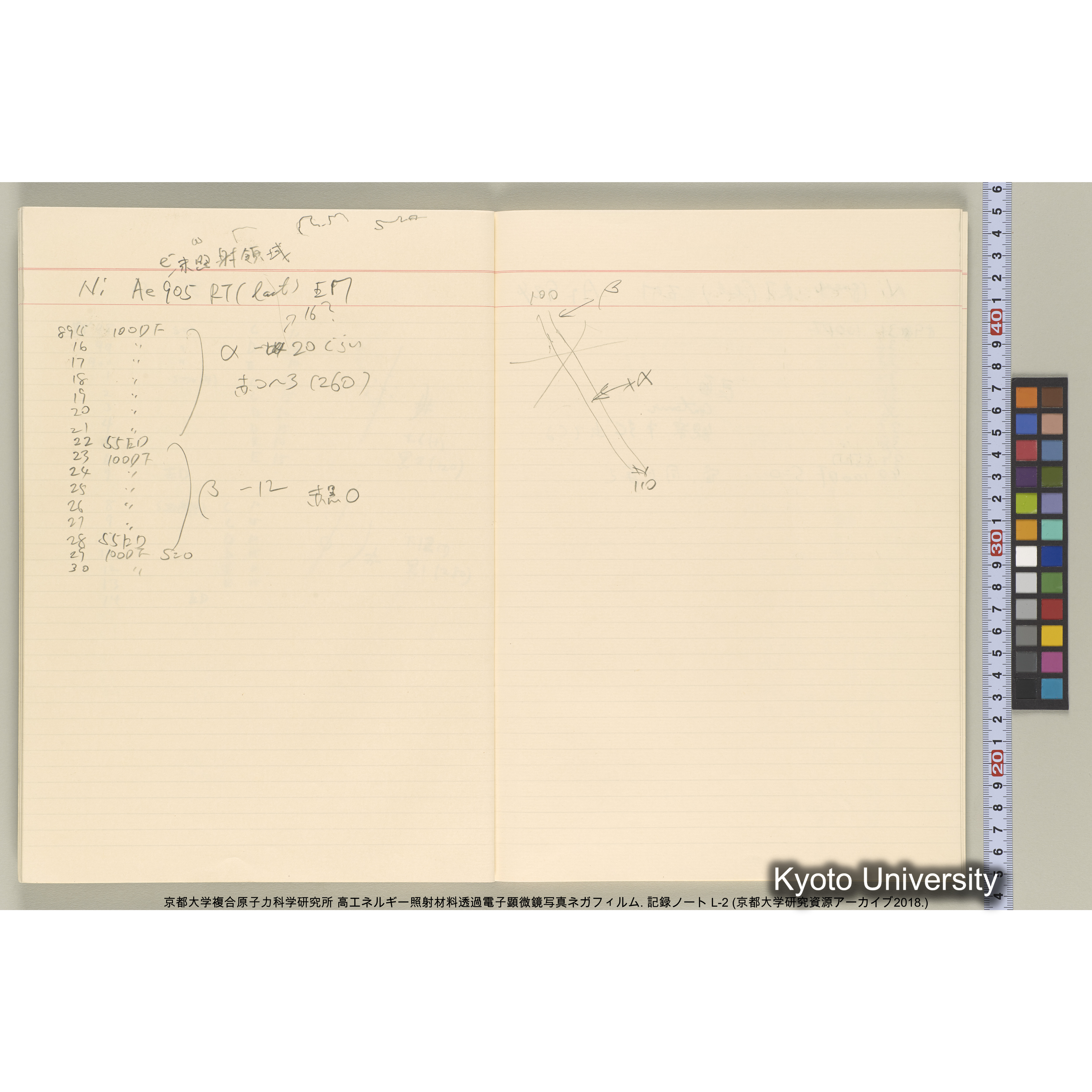 [記録ノート, Lシリーズ] 大洗200CX EMノート L-2 北大. 7784～. (29)