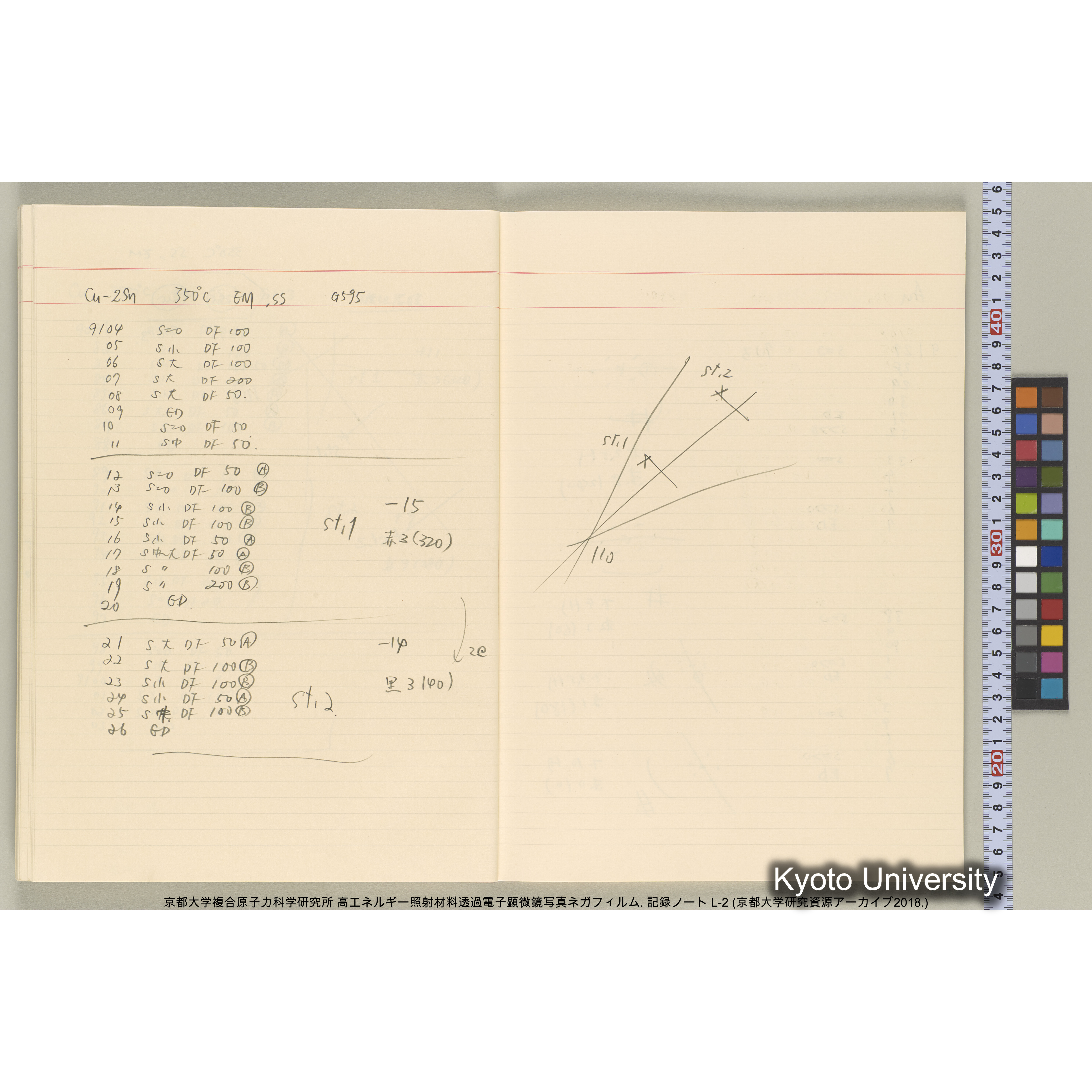 [記録ノート, Lシリーズ] 大洗200CX EMノート L-2 北大. 7784～. (37)