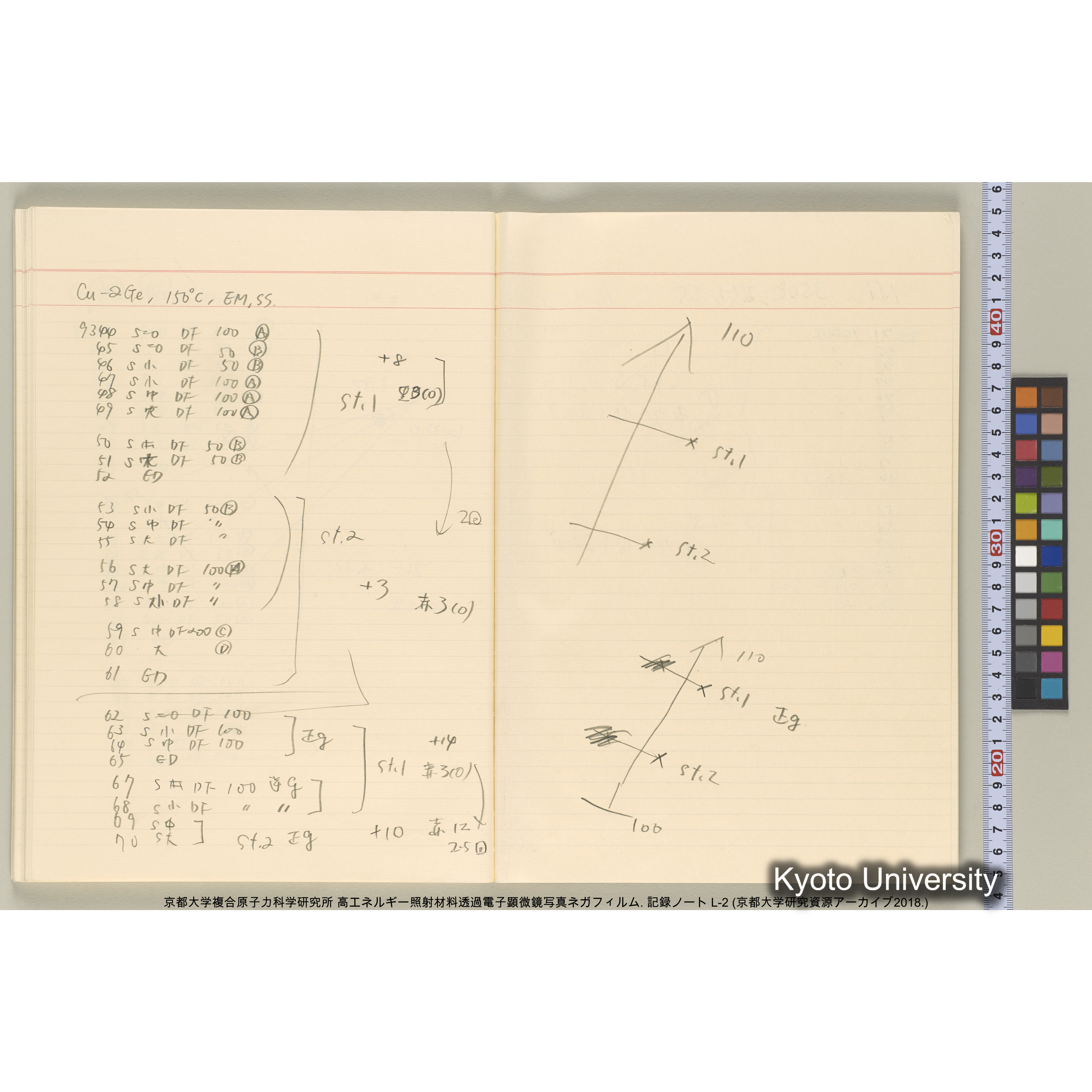 [記録ノート, Lシリーズ] 大洗200CX EMノート L-2 北大. 7784～. (48)