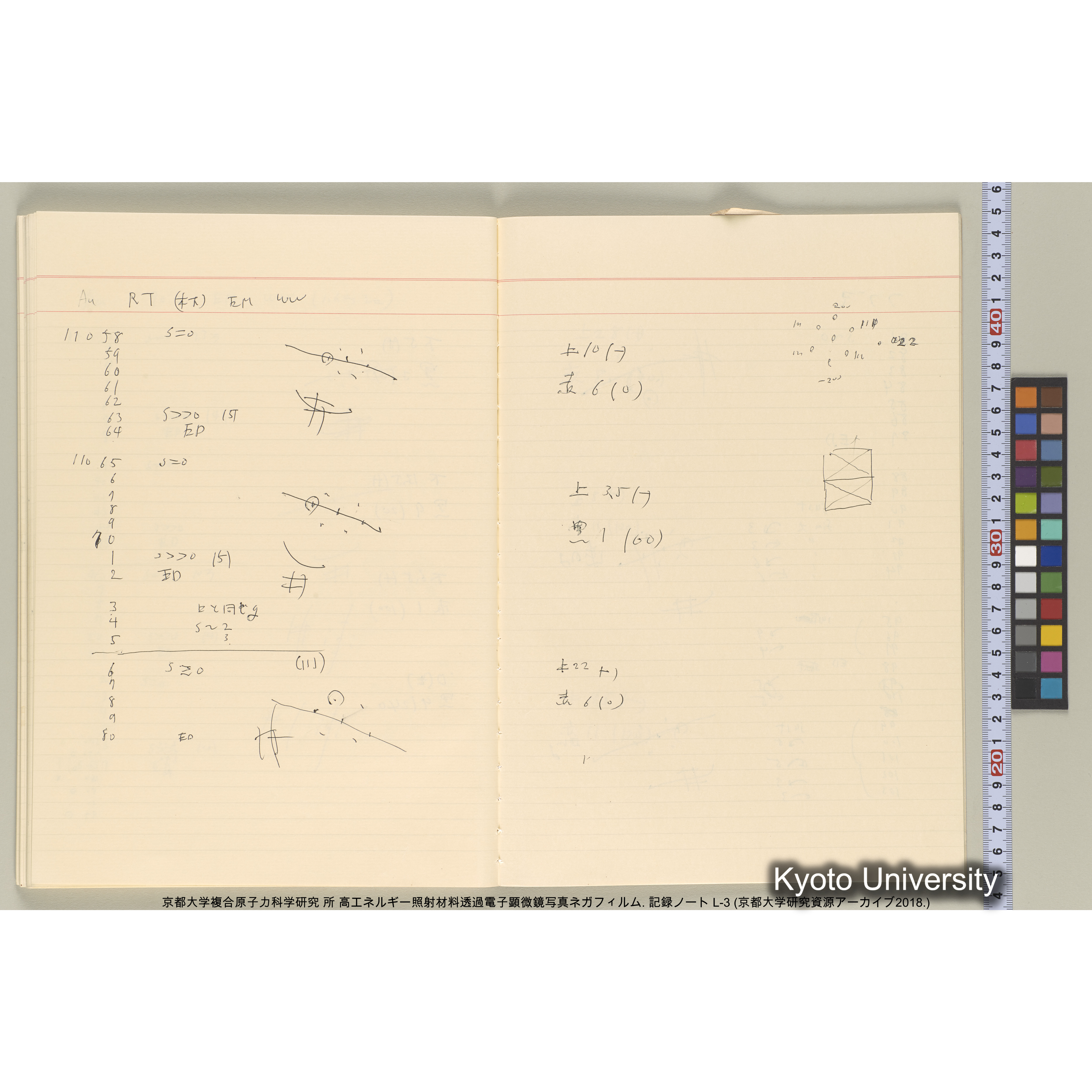 [記録ノート, Lシリーズ] 大洗200CX EMノート L-3 1987/7/26〜. 9633～11235. (52)