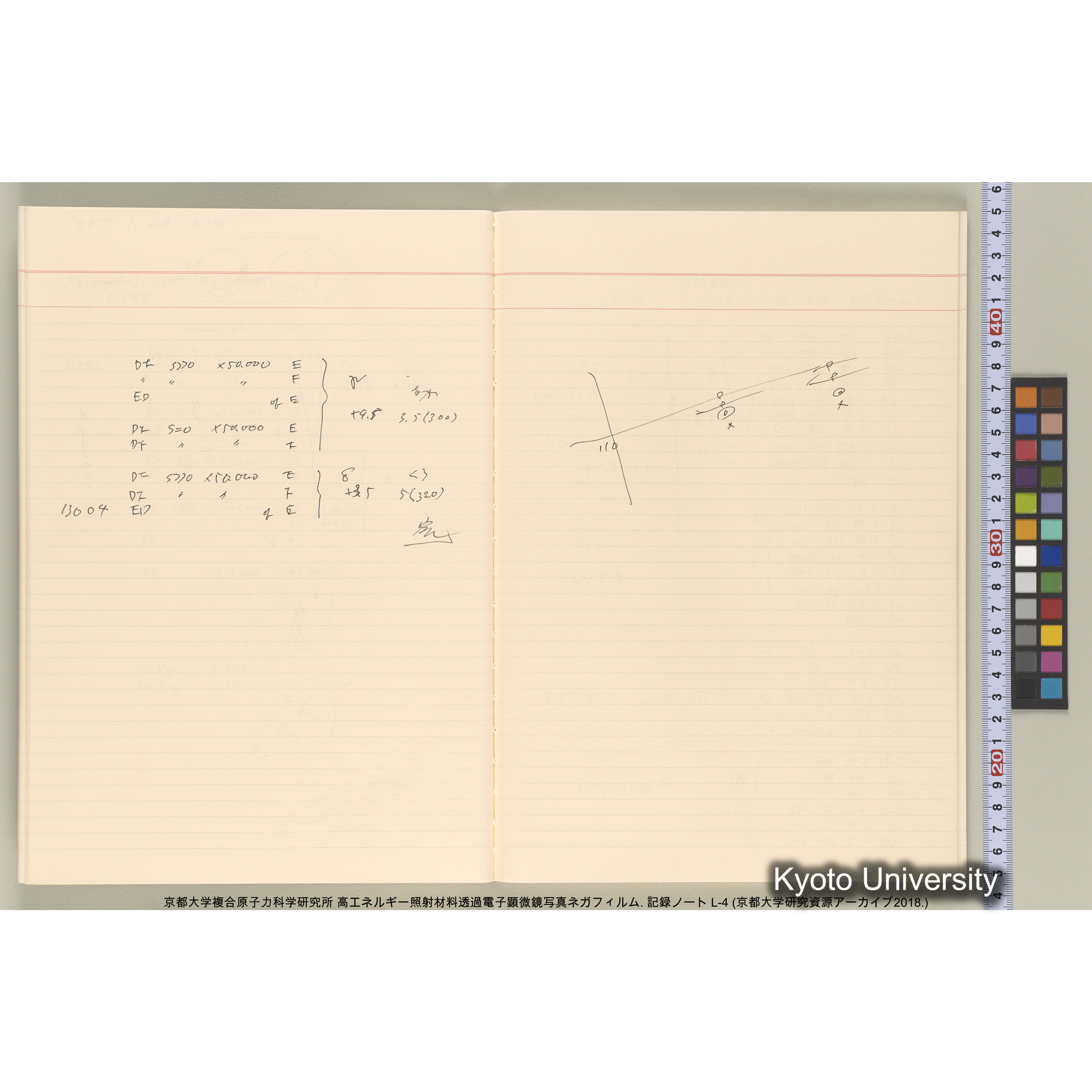 [記録ノート, Lシリーズ] 大洗200CX ノート L-4 1987/11/ . 11236～14161. (23)