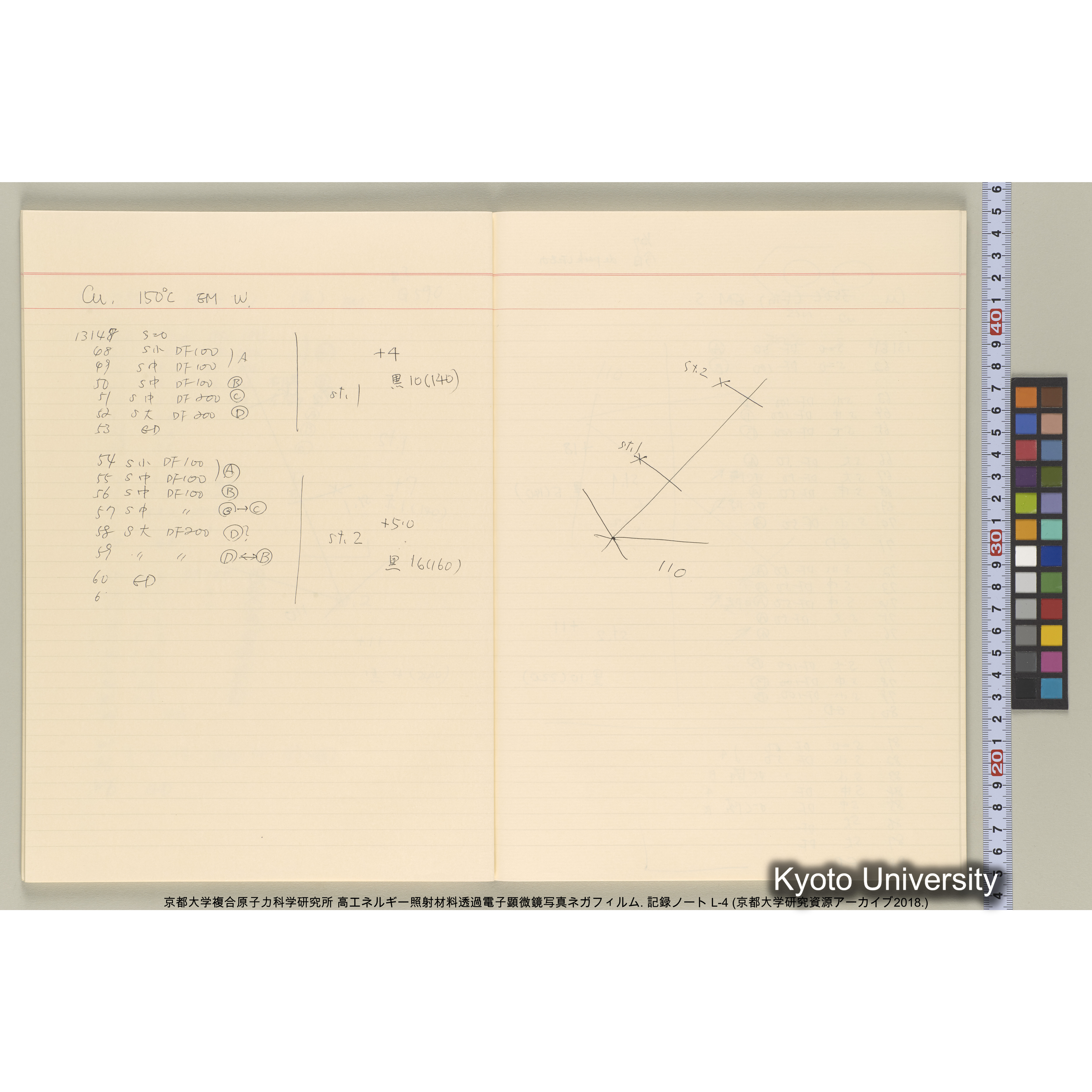 [記録ノート, Lシリーズ] 大洗200CX ノート L-4 1987/11/ . 11236～14161. (30)