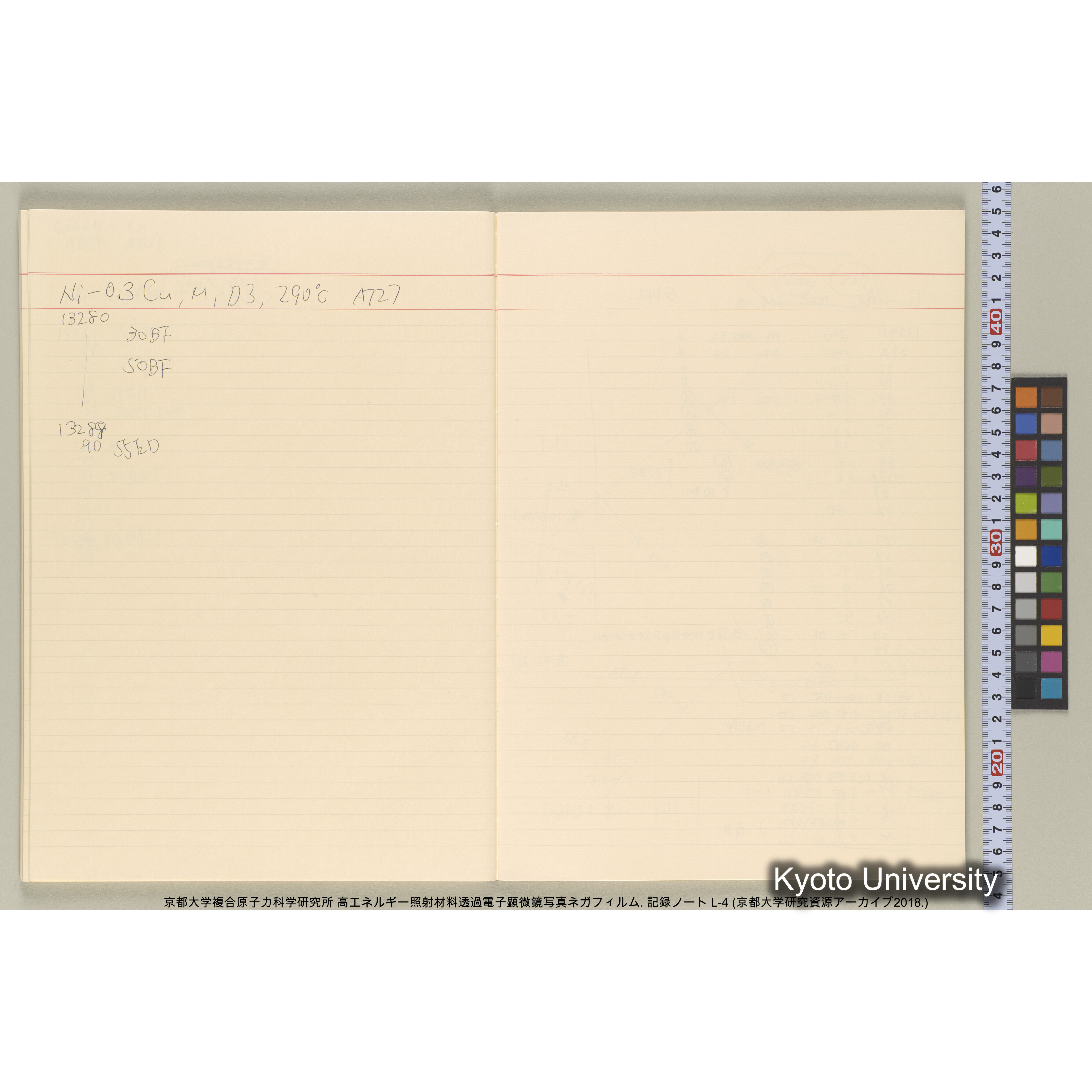 [記録ノート, Lシリーズ] 大洗200CX ノート L-4 1987/11/ . 11236～14161. (36)