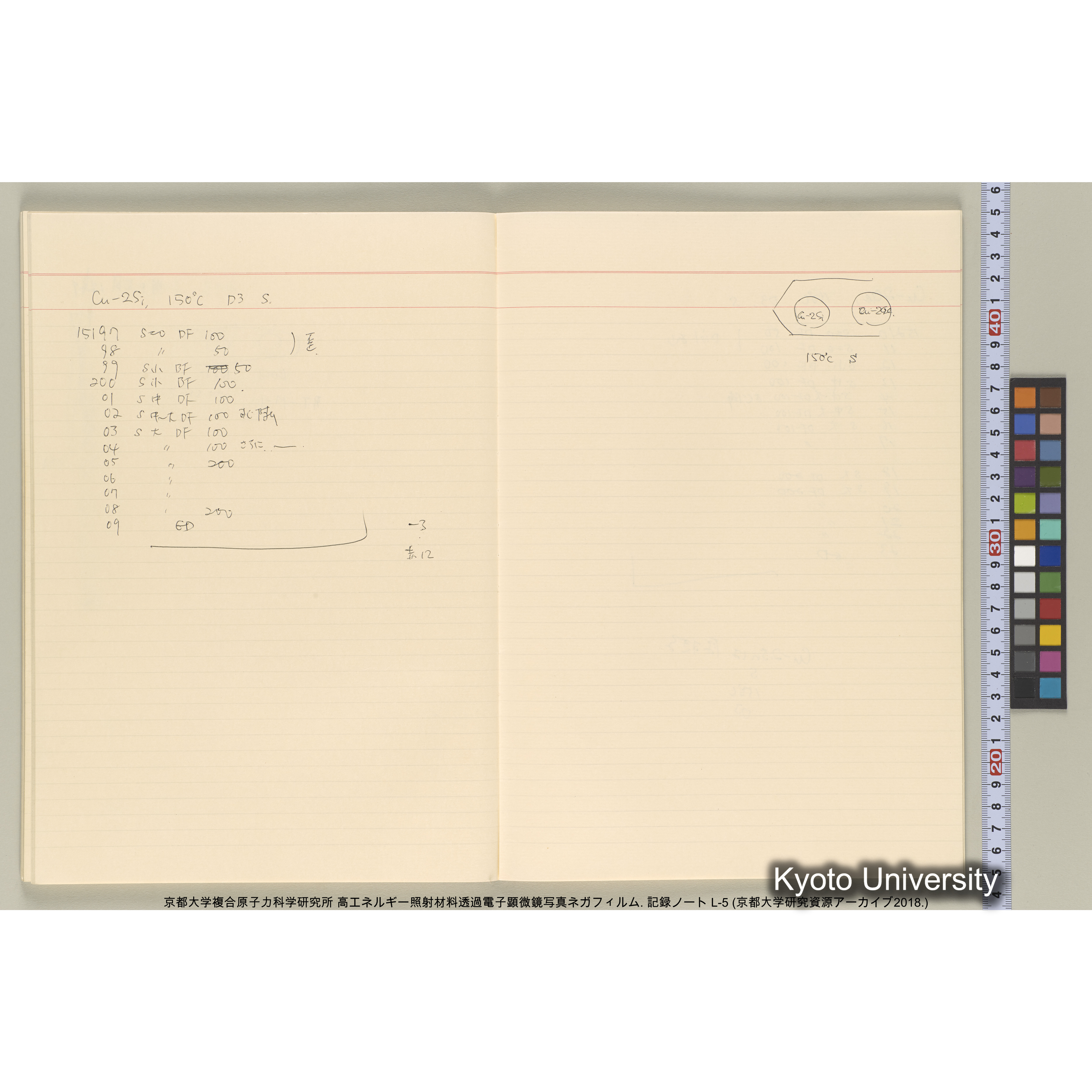 [記録ノート, Lシリーズ] 大洗EM L-5 1988.3.21〜. L-14162～16582. (40)