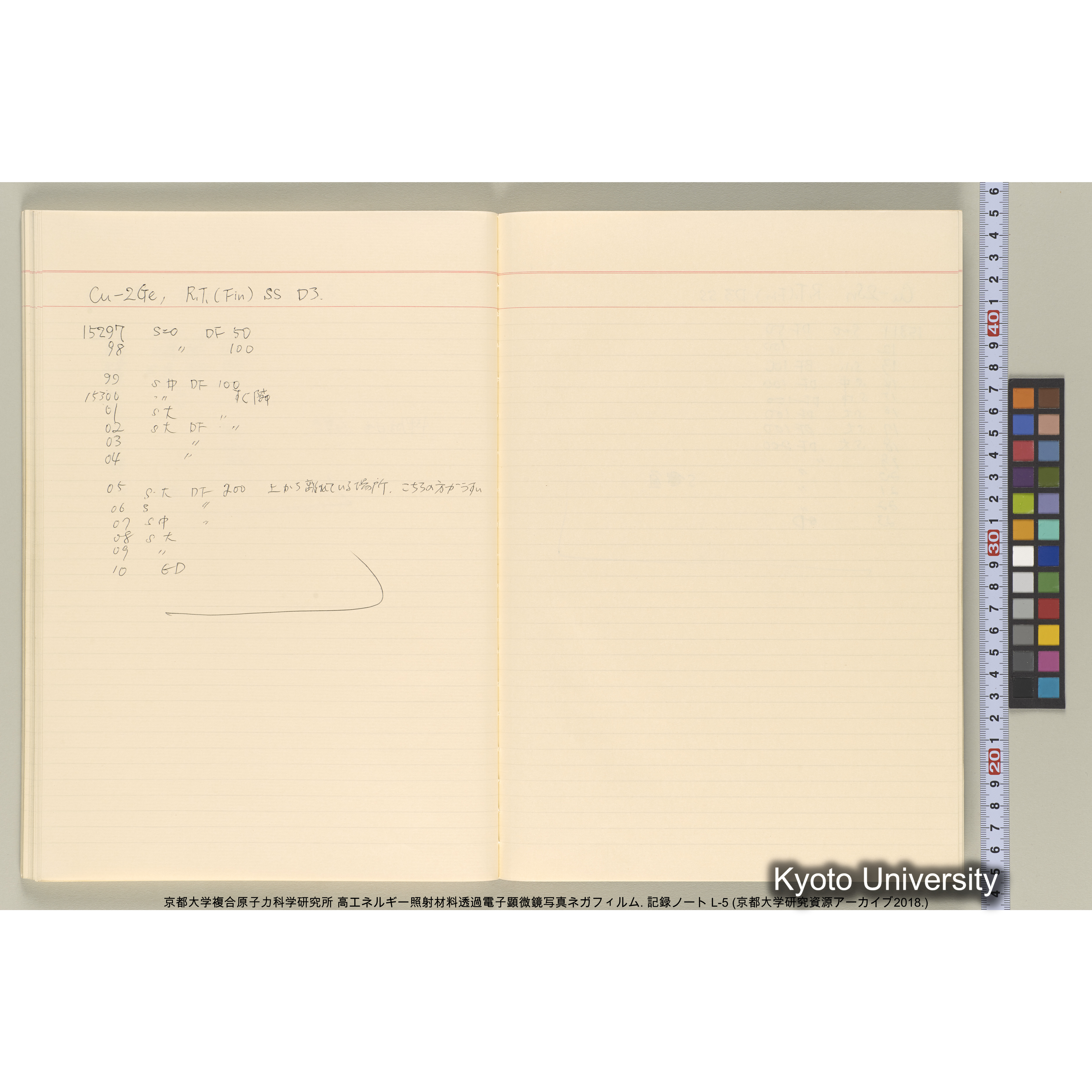 [記録ノート, Lシリーズ] 大洗EM L-5 1988.3.21〜. L-14162～16582. (47)