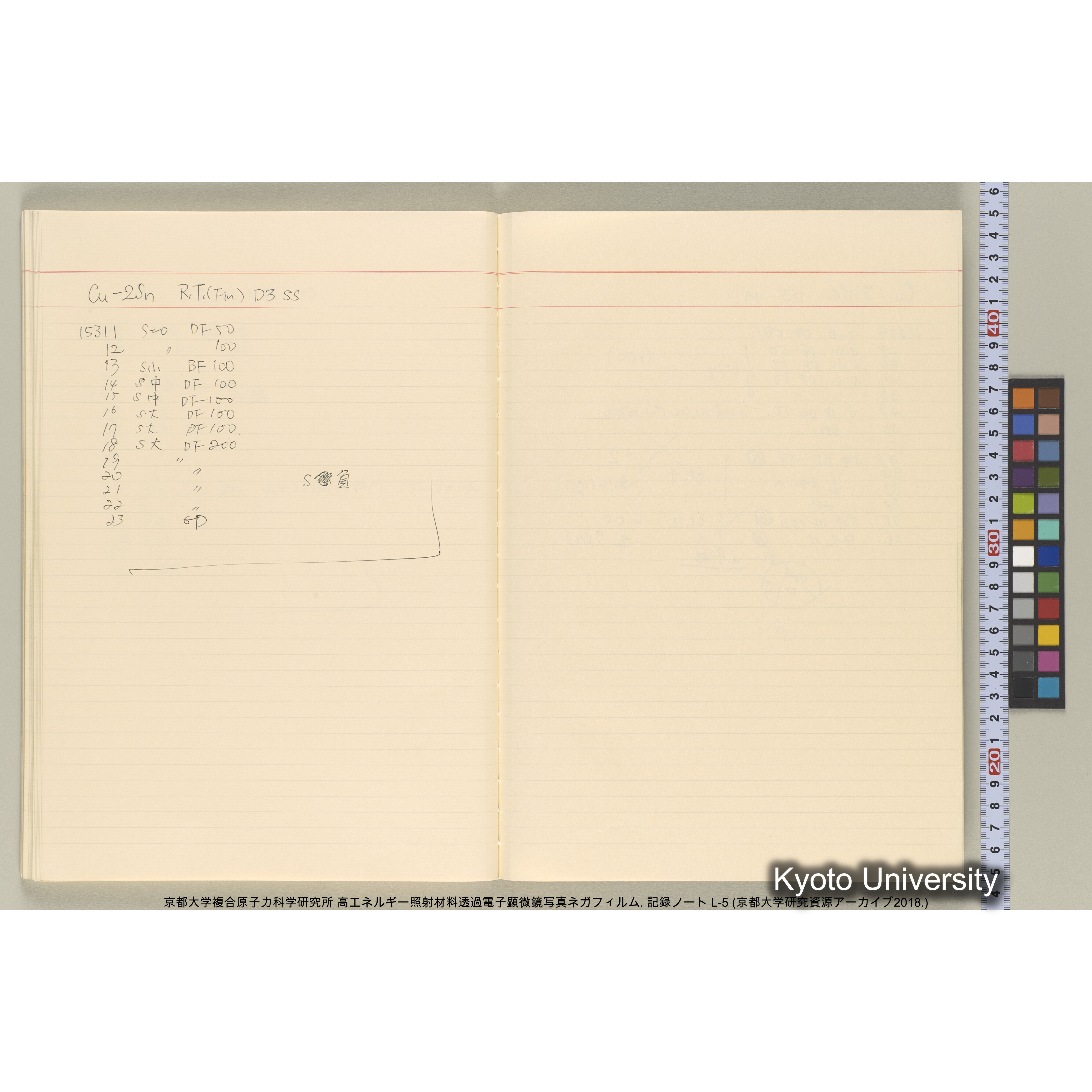 [記録ノート, Lシリーズ] 大洗EM L-5 1988.3.21〜. L-14162～16582. (48)