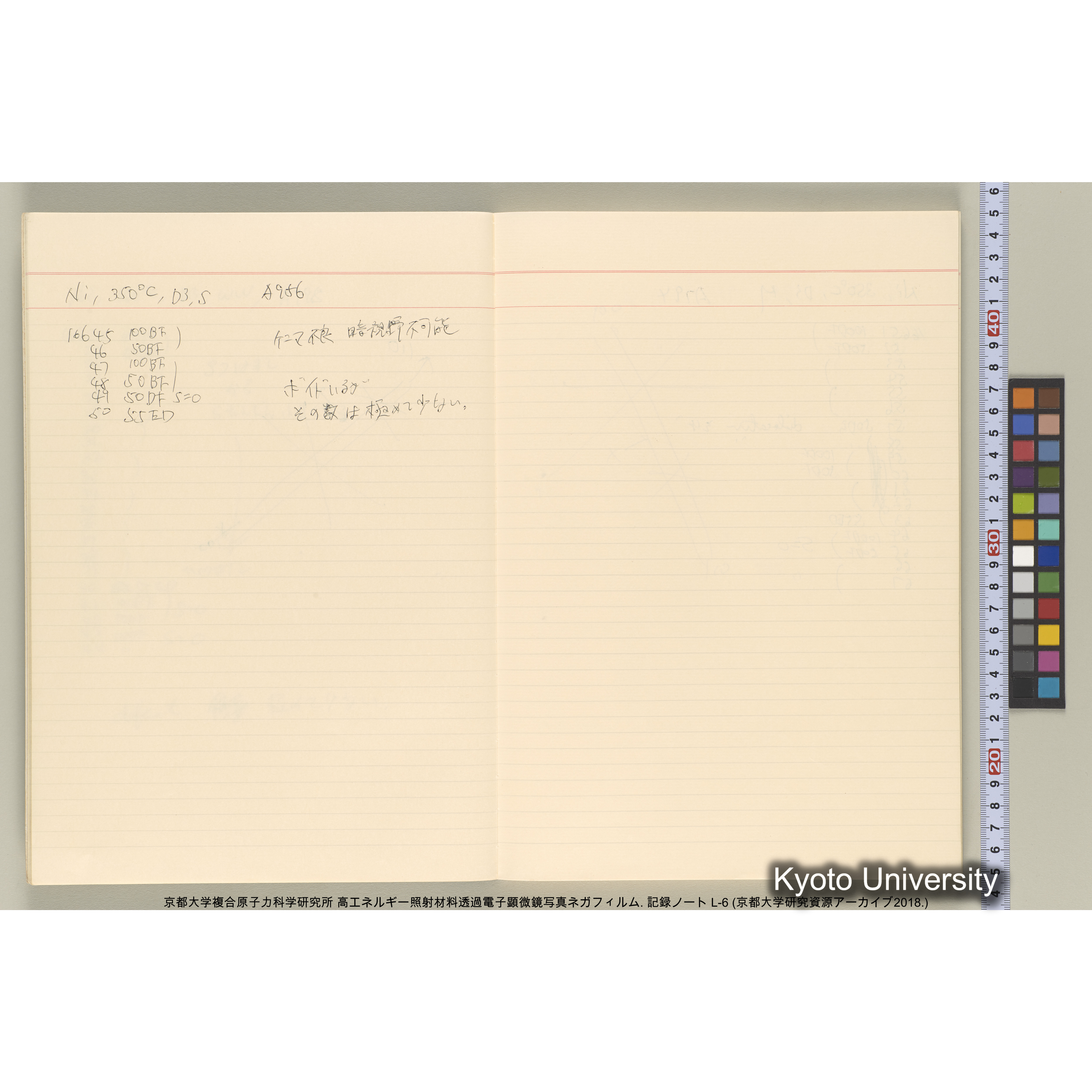 [記録ノート, Lシリーズ] 大洗 L-6 1988.8.4〜. L-16583～38278. (8)