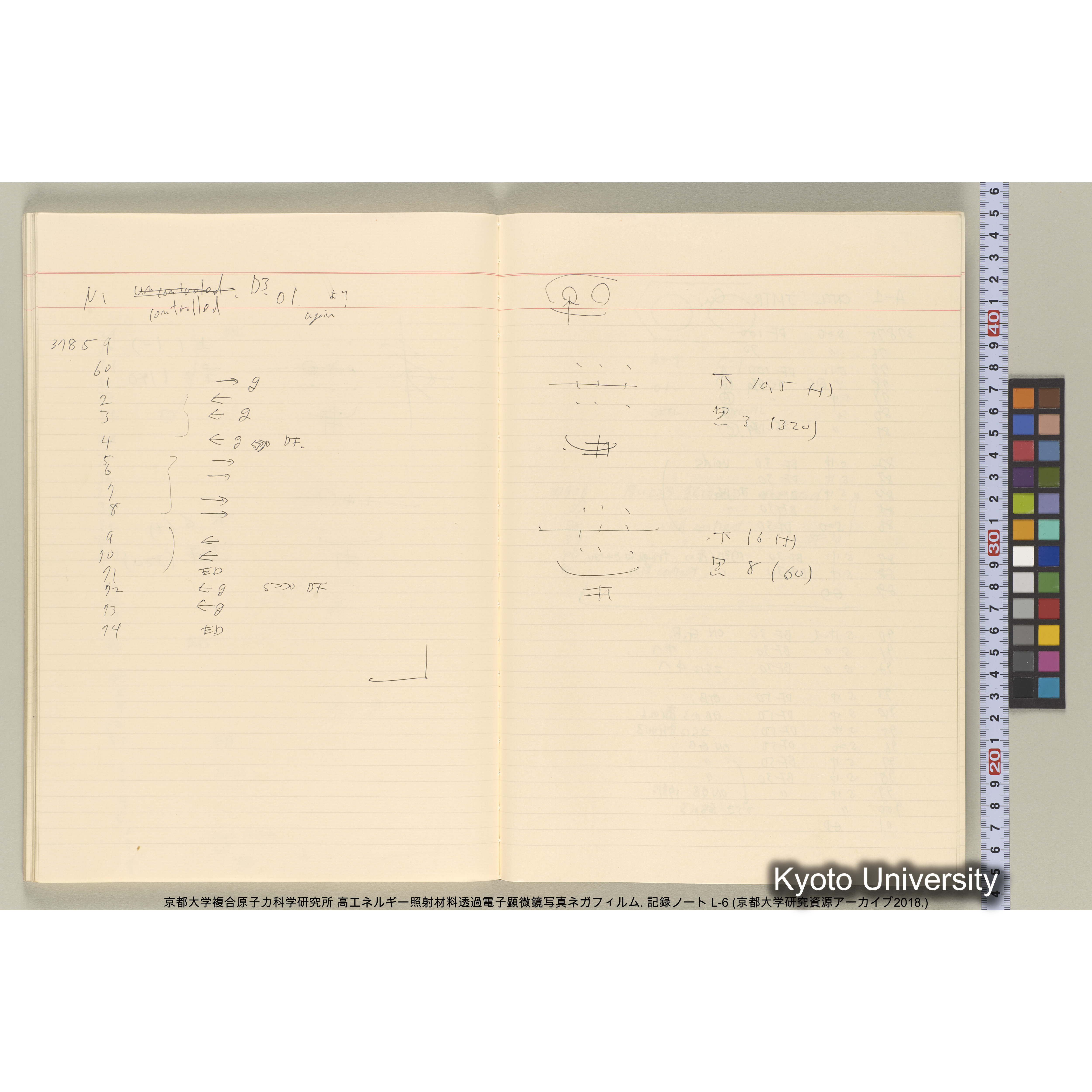 [記録ノート, Lシリーズ] 大洗 L-6 1988.8.4〜. L-16583～38278. (45)