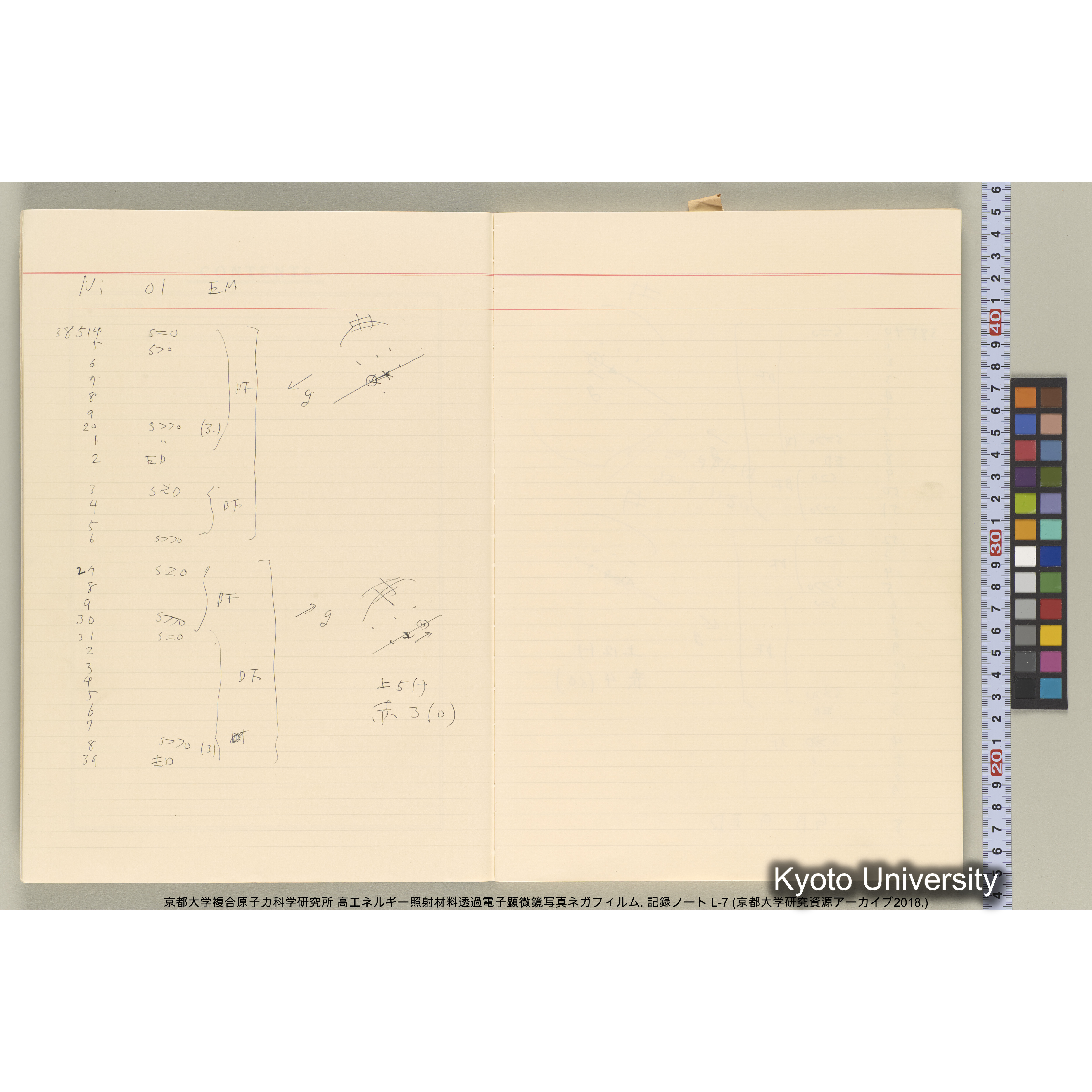 [記録ノート, Lシリーズ] 大洗実験 L-7. 38514～40645. (4)