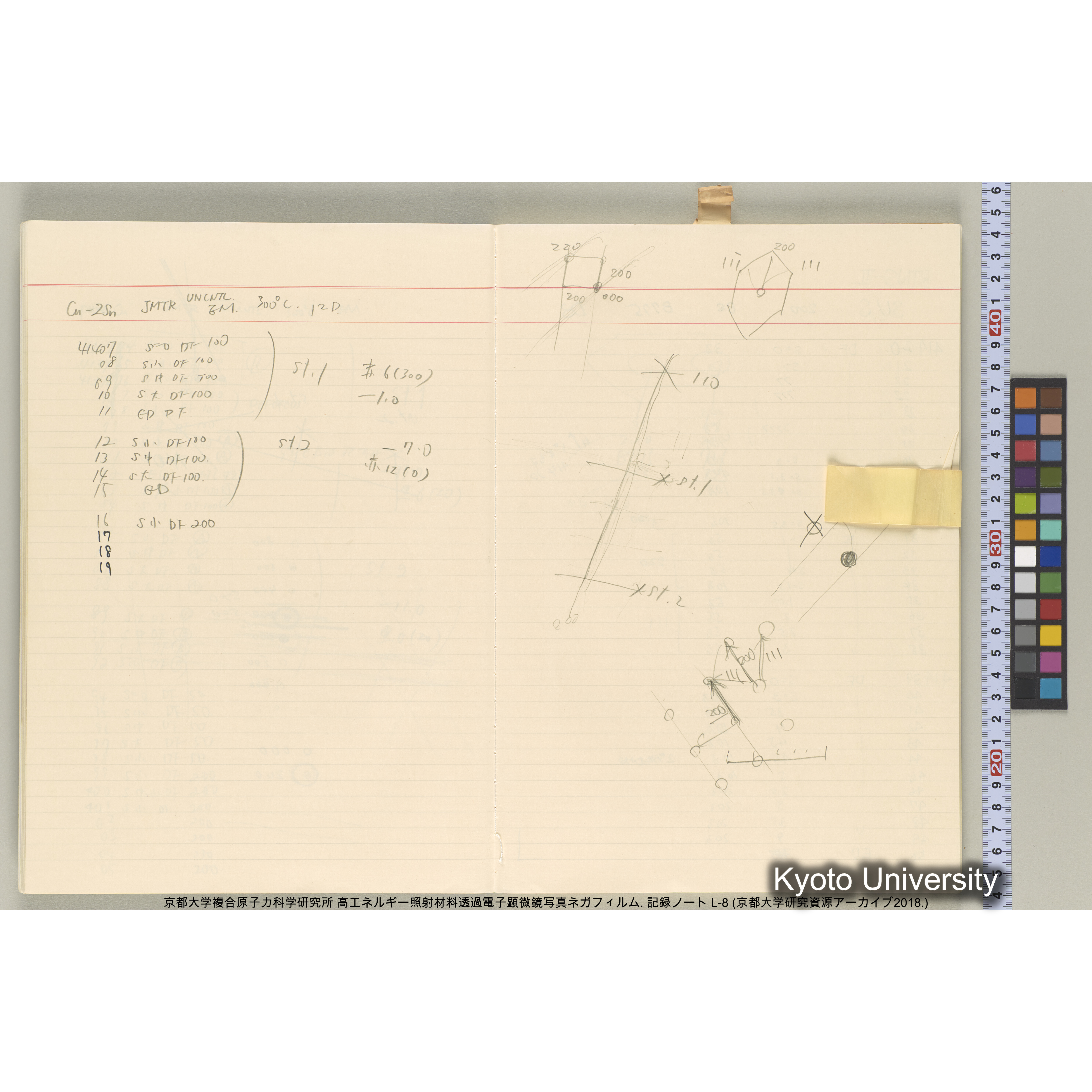 [記録ノート, Lシリーズ] 大洗実験 L-8. 40645～40645. (10)