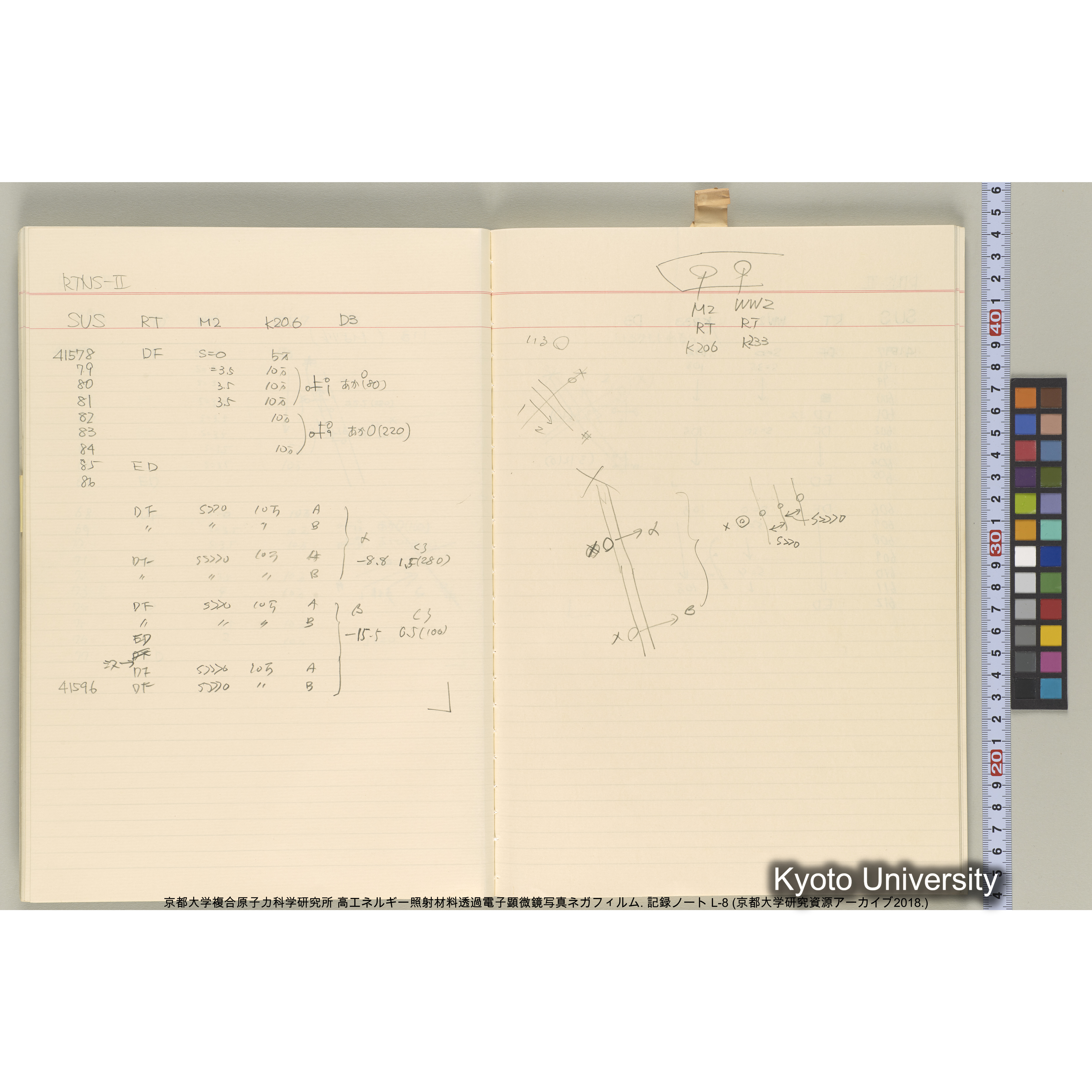[記録ノート, Lシリーズ] 大洗実験 L-8. 40645～40645. (19)