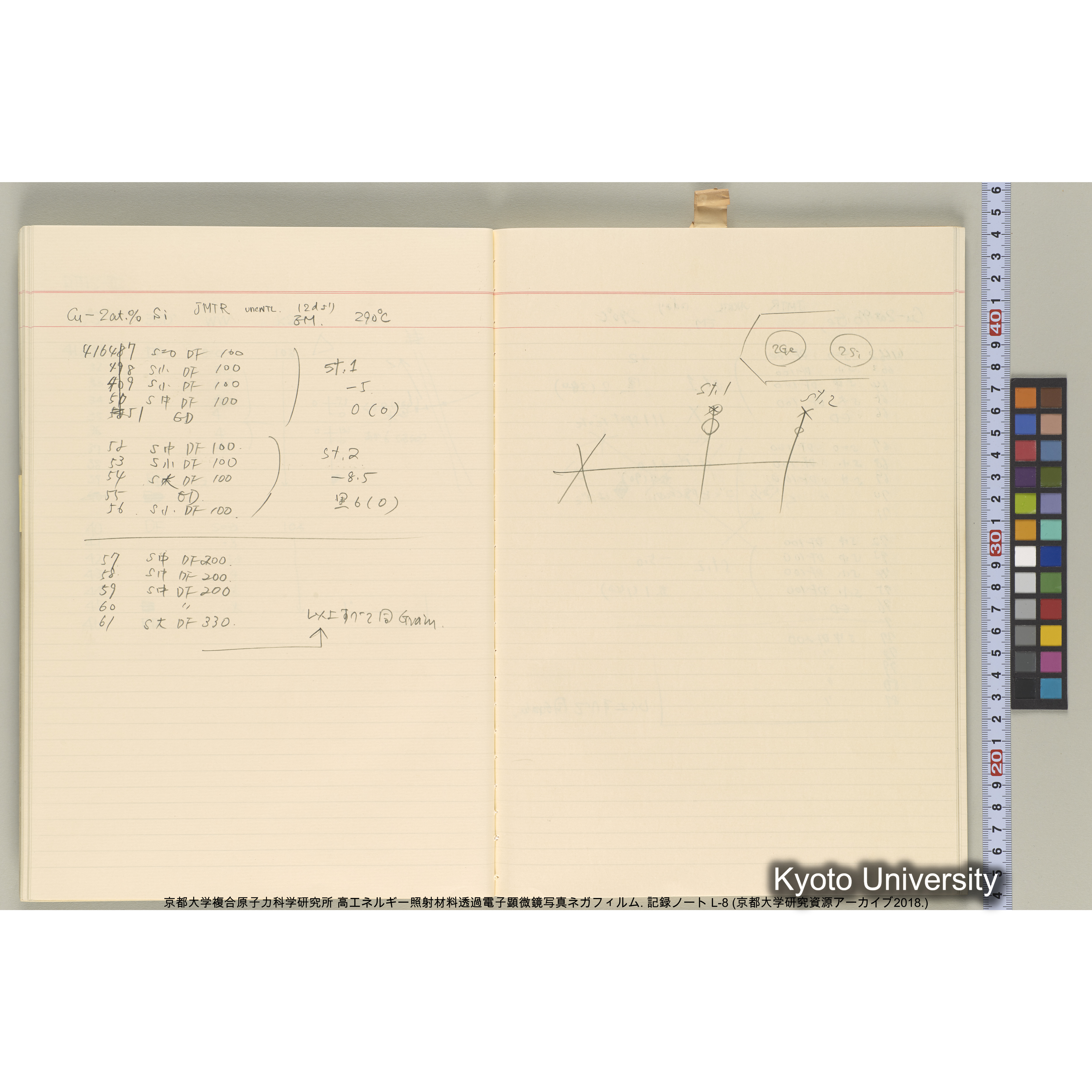 [記録ノート, Lシリーズ] 大洗実験 L-8. 40645～40645. (23)
