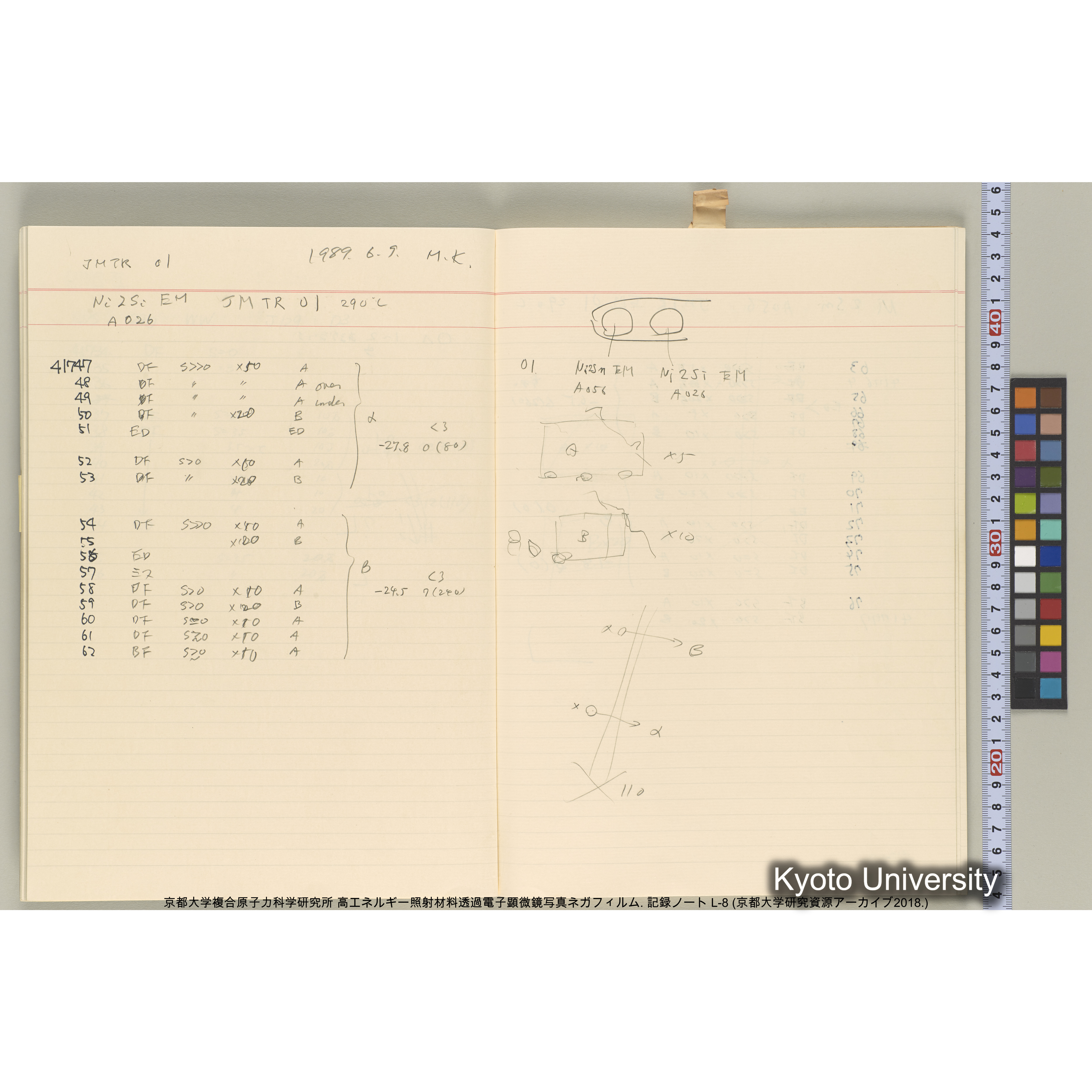 [記録ノート, Lシリーズ] 大洗実験 L-8. 40645～40645. (29)