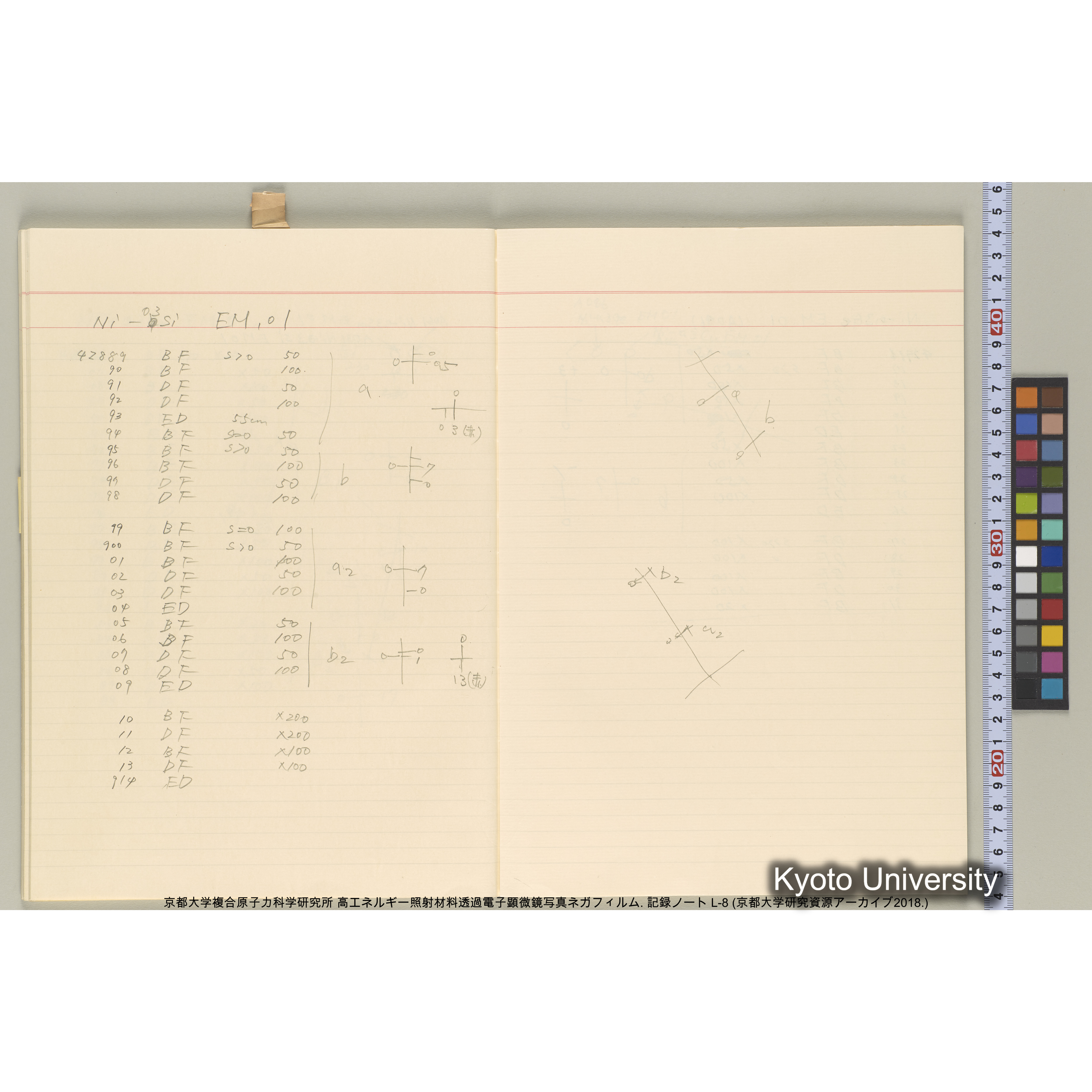 [記録ノート, Lシリーズ] 大洗実験 L-8. 40645～40645. (39)