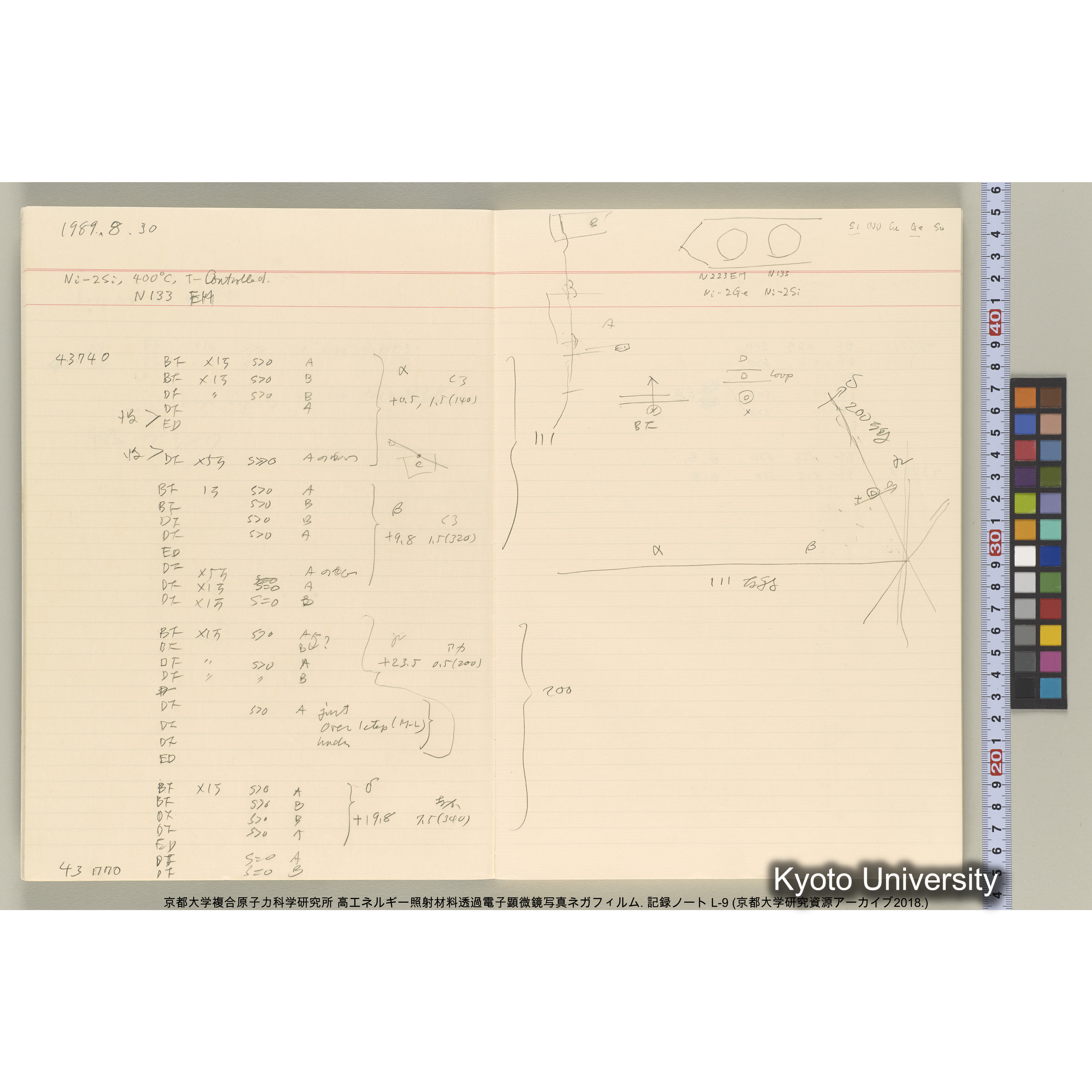 [記録ノート, Lシリーズ] 大洗実験 L-9. L-43690～45113 (7)