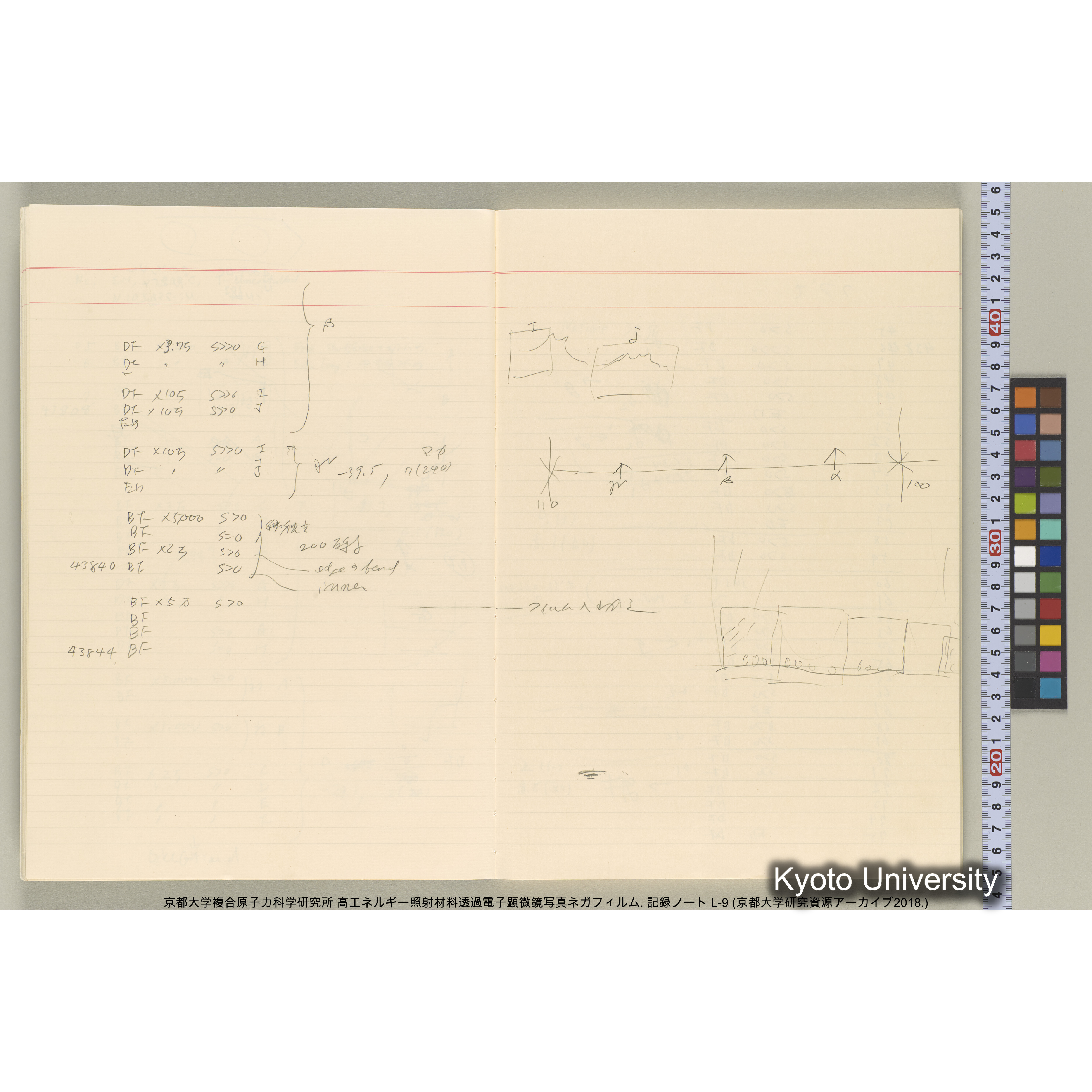 [記録ノート, Lシリーズ] 大洗実験 L-9. L-43690～45113 (11)