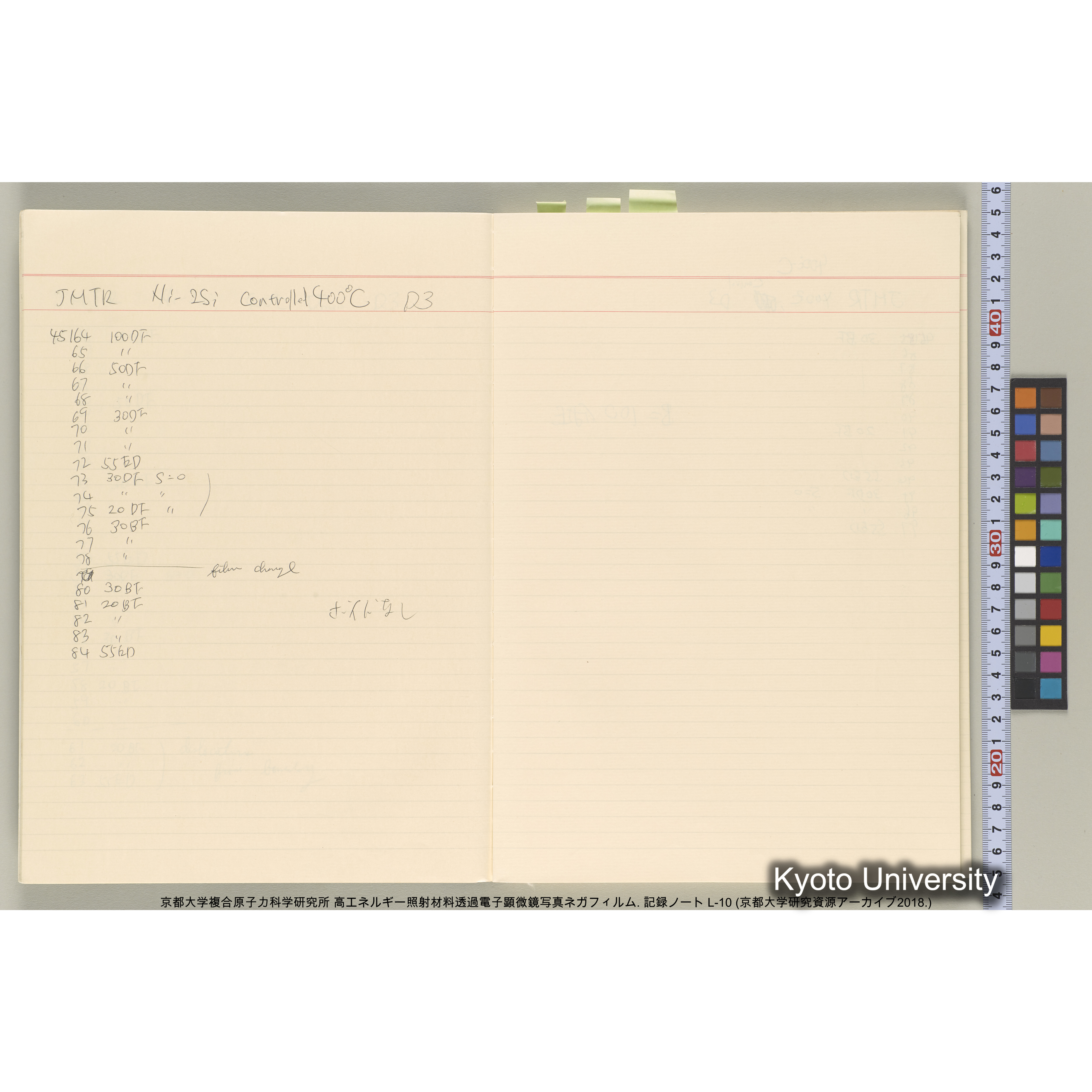 [記録ノート, Lシリーズ] 大洗実験 L-10. (6)