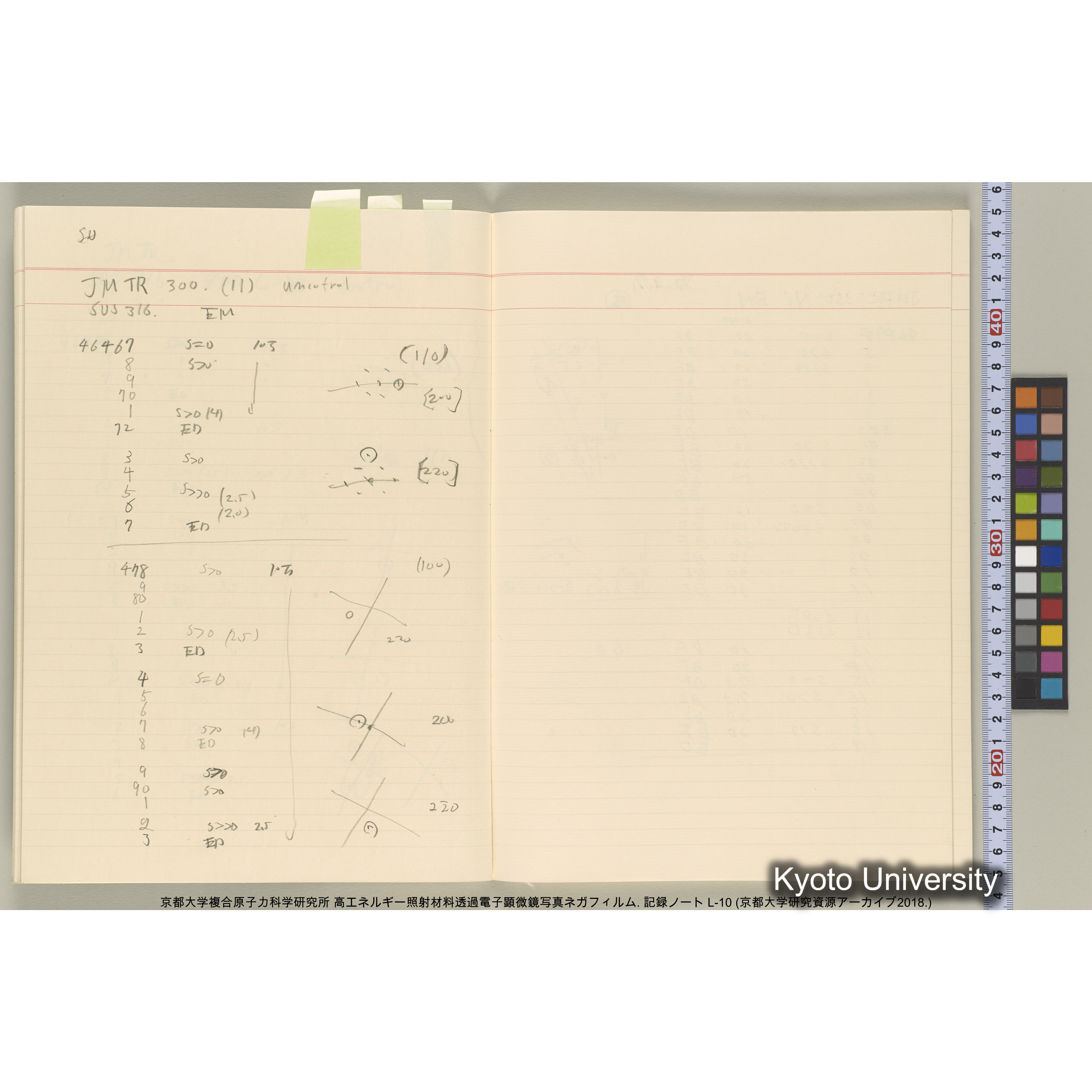 [記録ノート, Lシリーズ] 大洗実験 L-10. (27)
