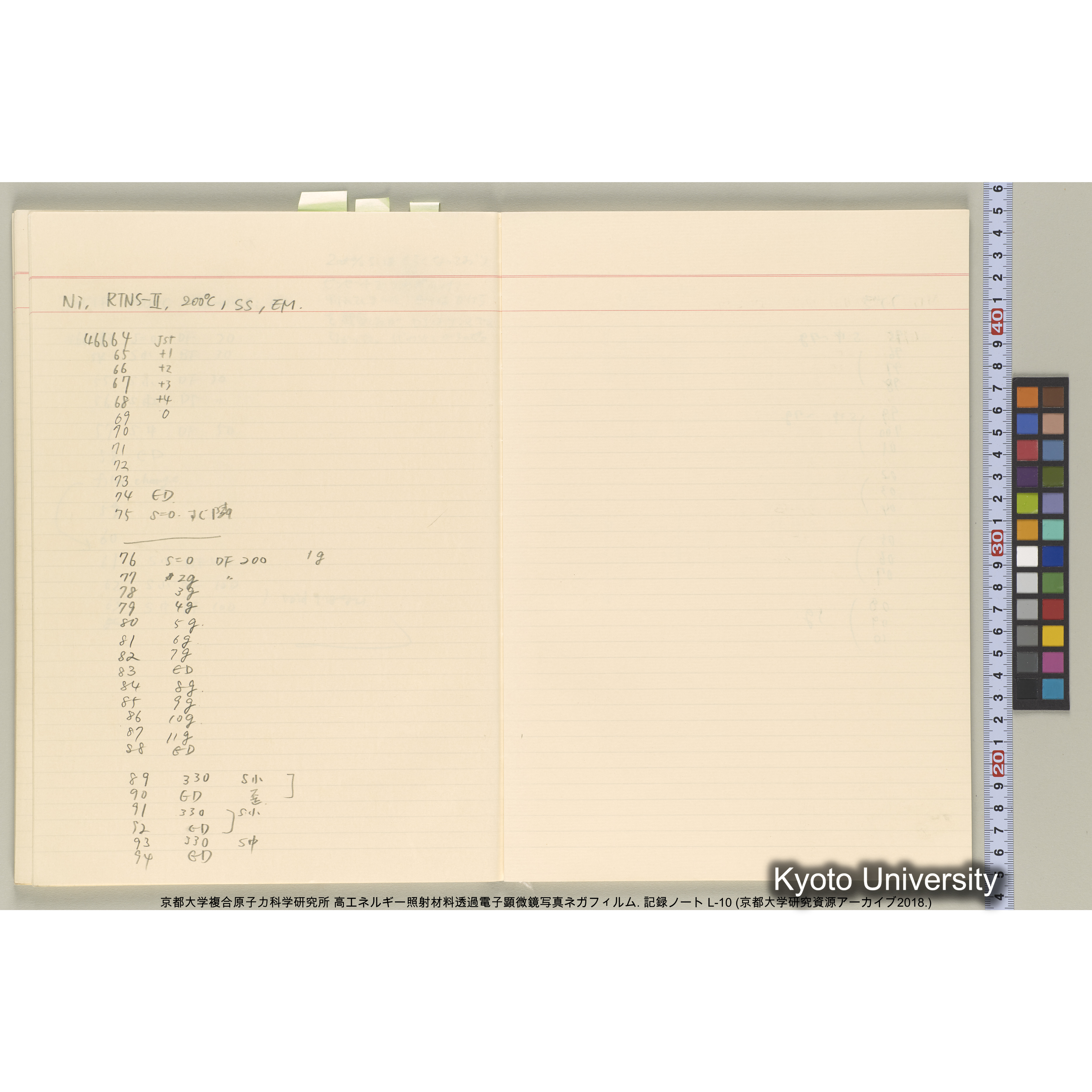 [記録ノート, Lシリーズ] 大洗実験 L-10. (37)