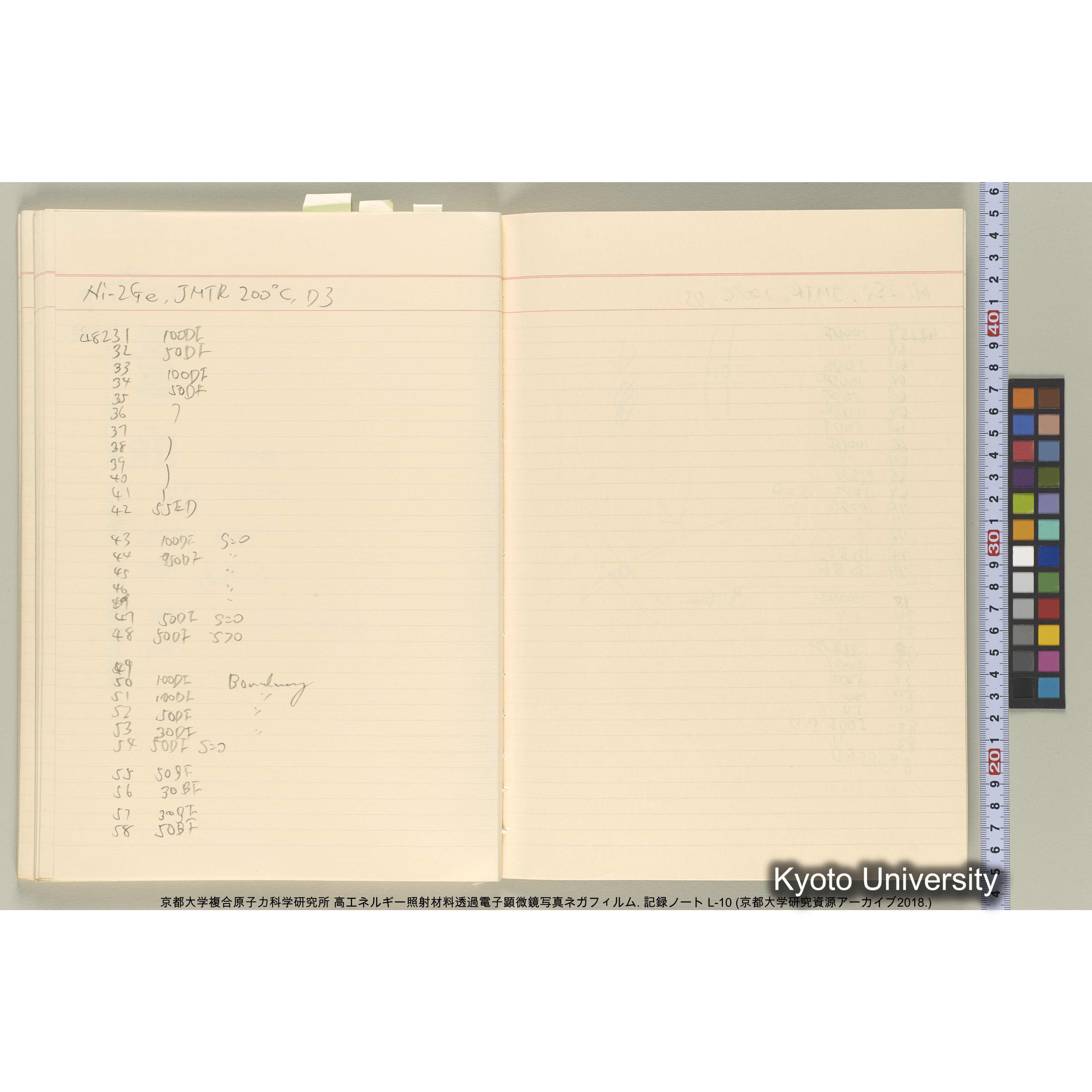 [記録ノート, Lシリーズ] 大洗実験 L-10. (50)