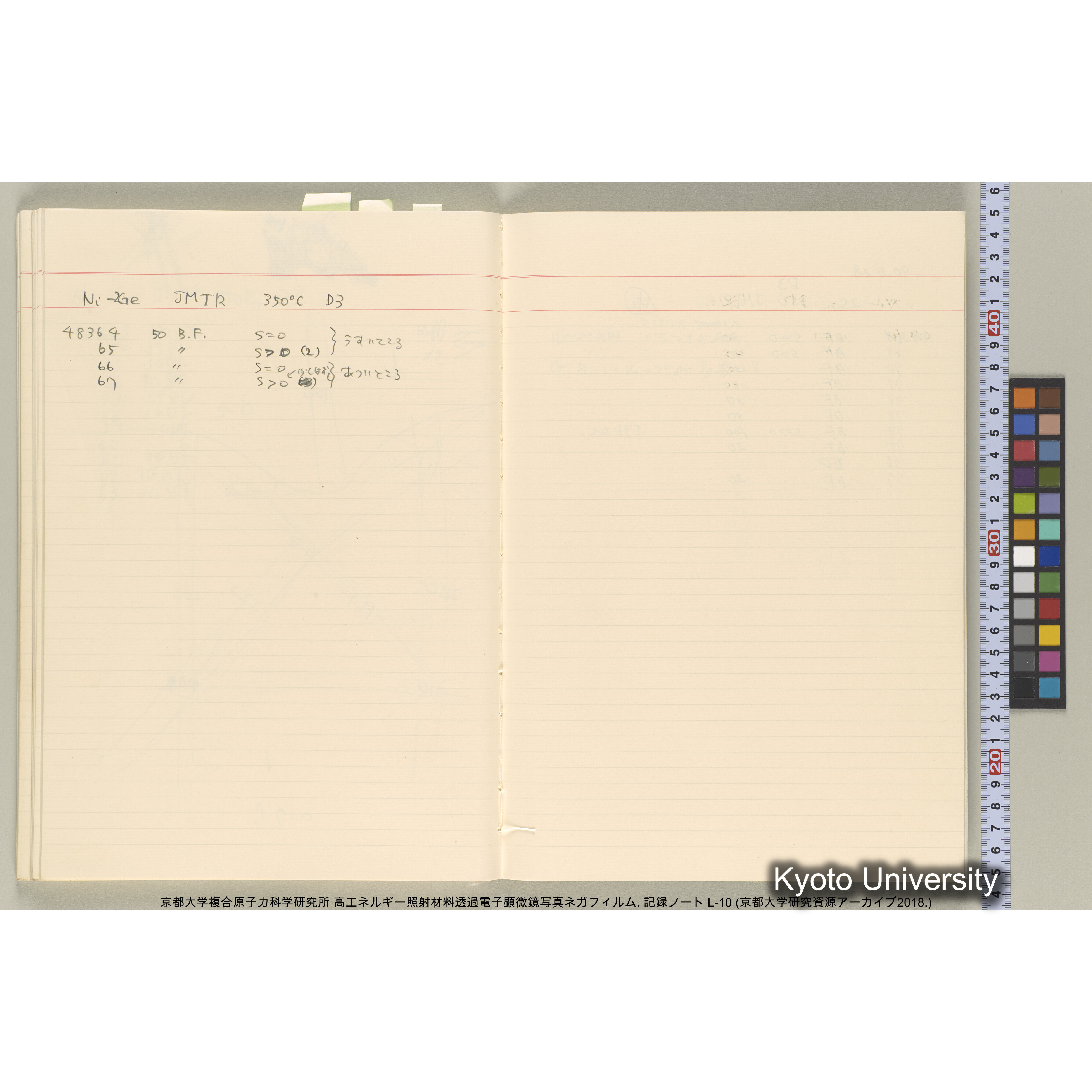 [記録ノート, Lシリーズ] 大洗実験 L-10. (56)