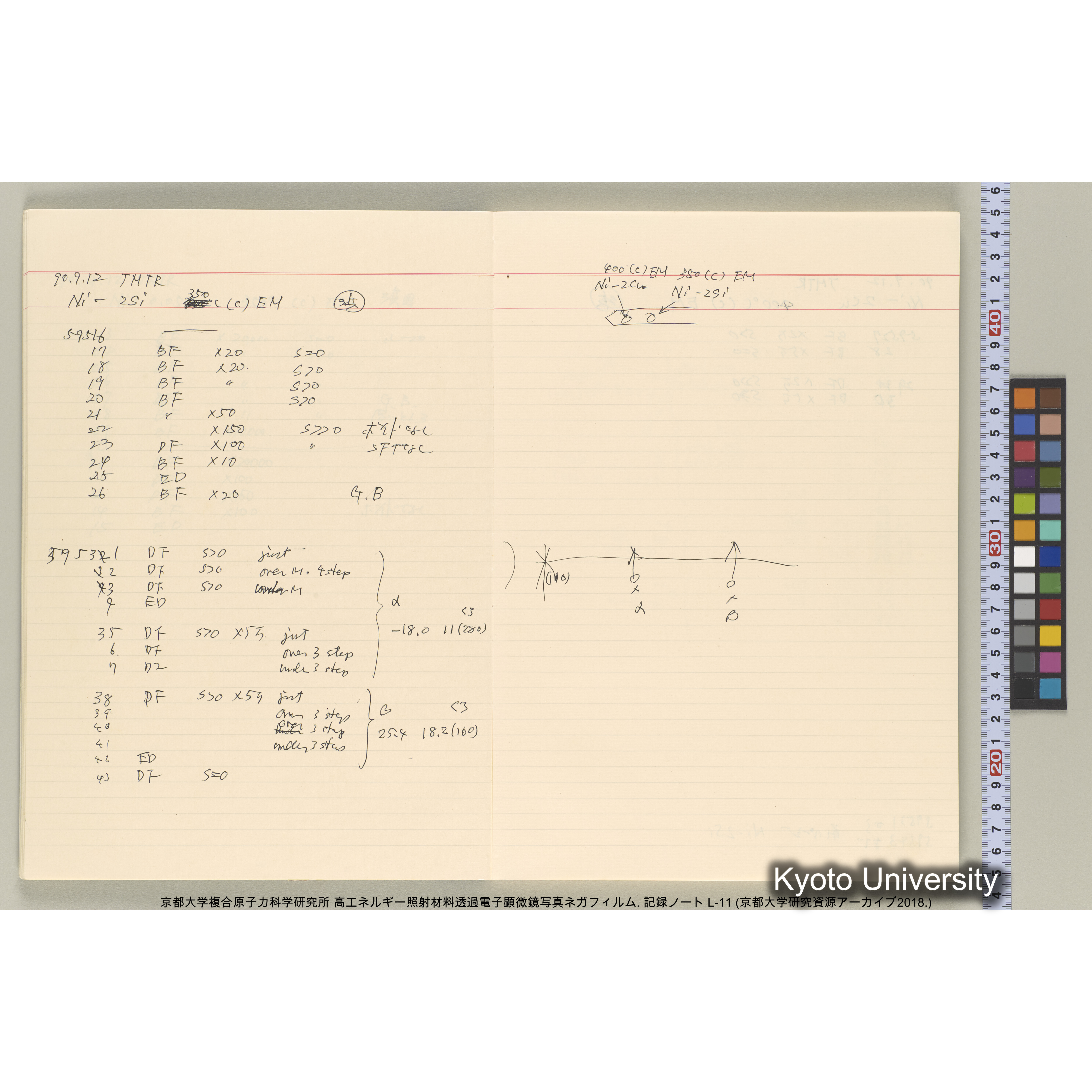 [記録ノート, Lシリーズ] L-11 平成2年9月10日→. (11)