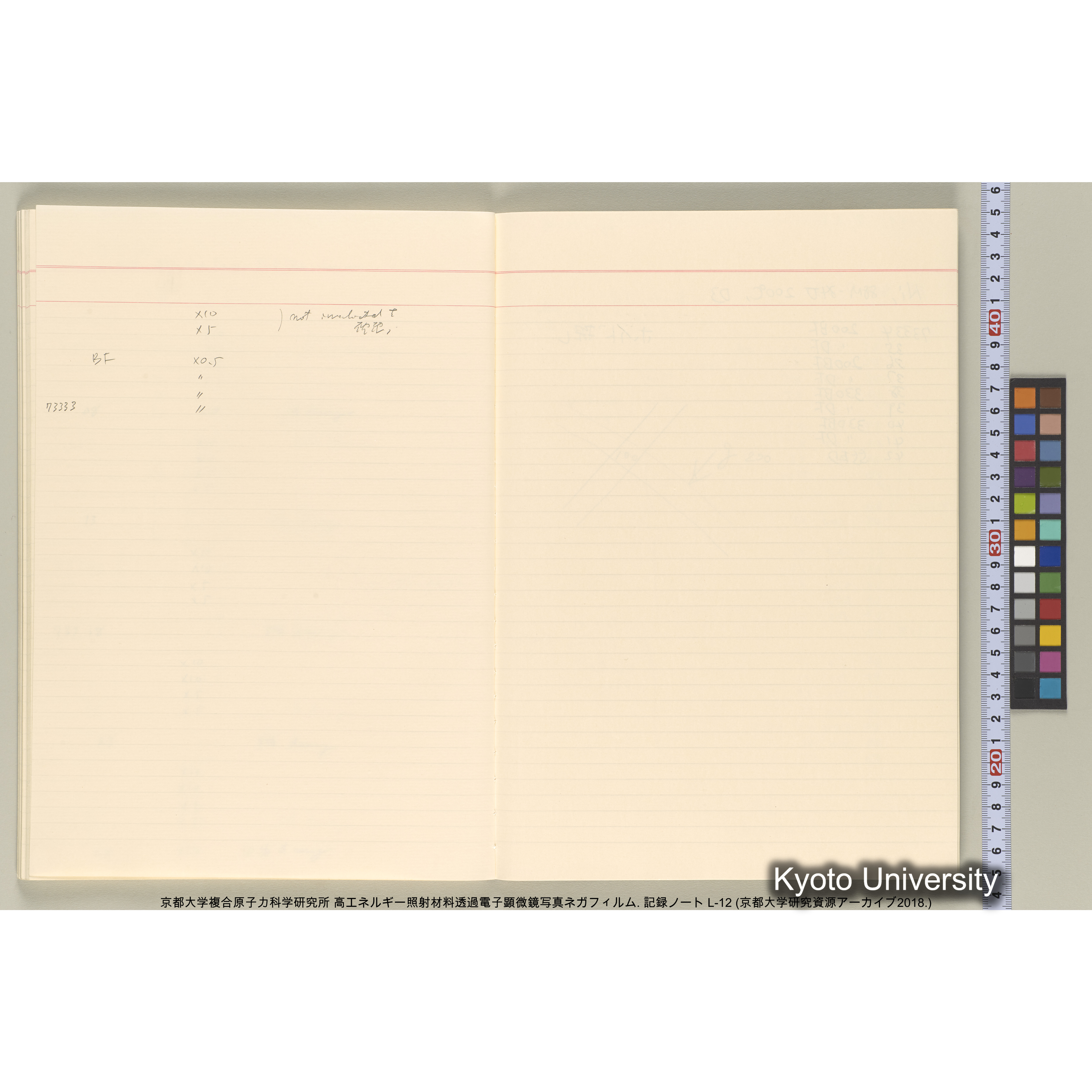 [記録ノート, Lシリーズ] L-12 平成2年11月〜. (42)