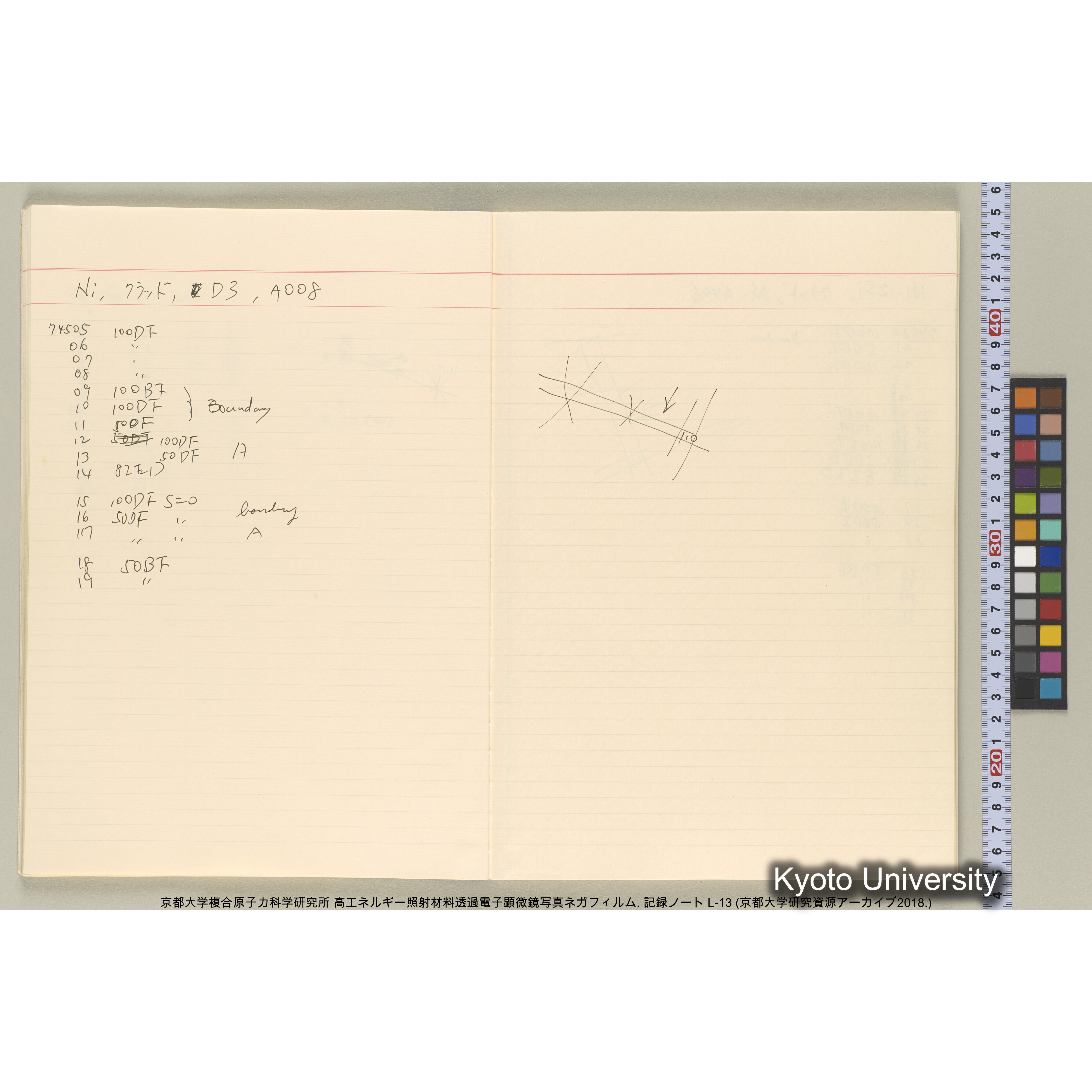 [記録ノート, Lシリーズ] L-13 平成3年9月. 72406-81511. (18)