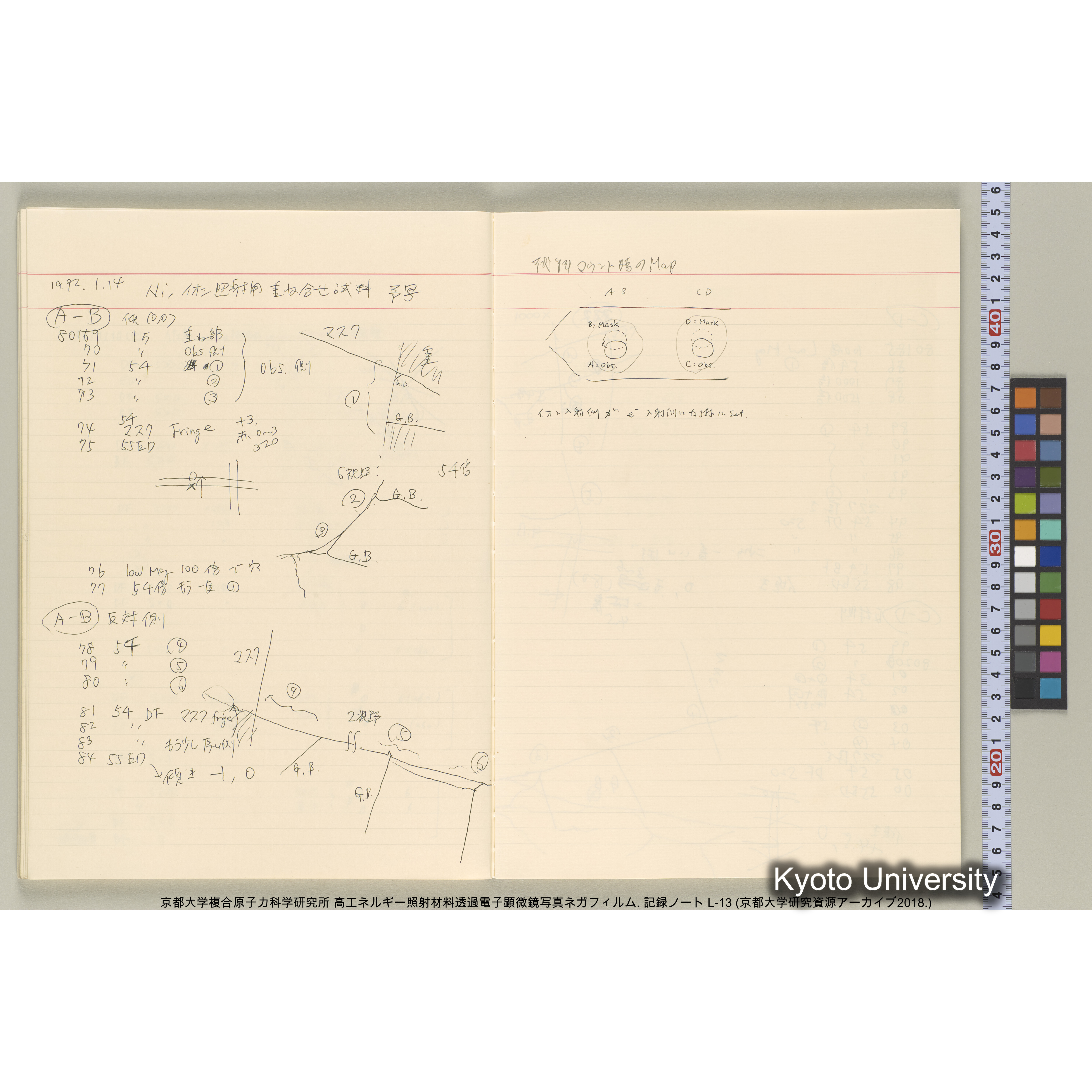 [記録ノート, Lシリーズ] L-13 平成3年9月. 72406-81511. (36)
