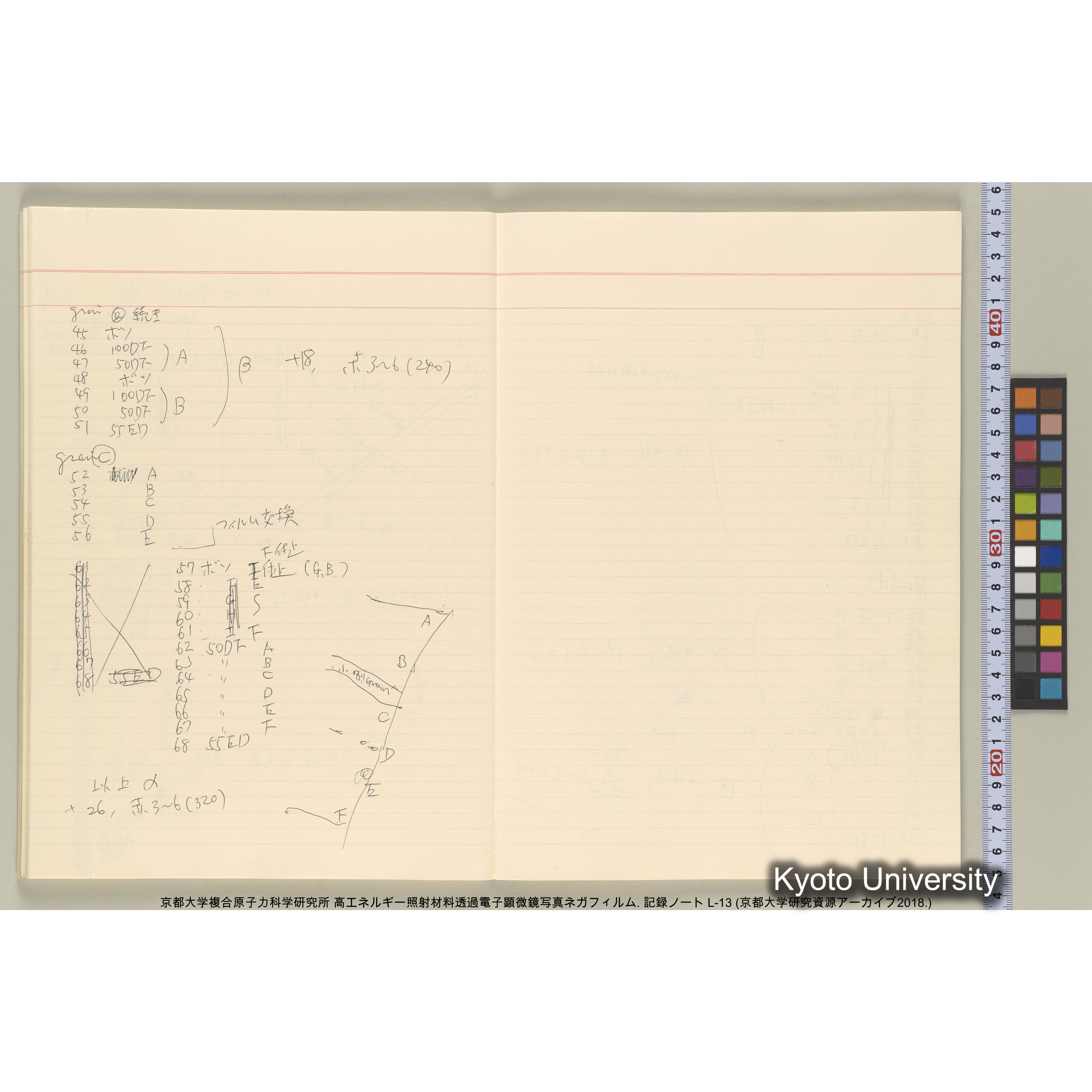 [記録ノート, Lシリーズ] L-13 平成3年9月. 72406-81511. (40)