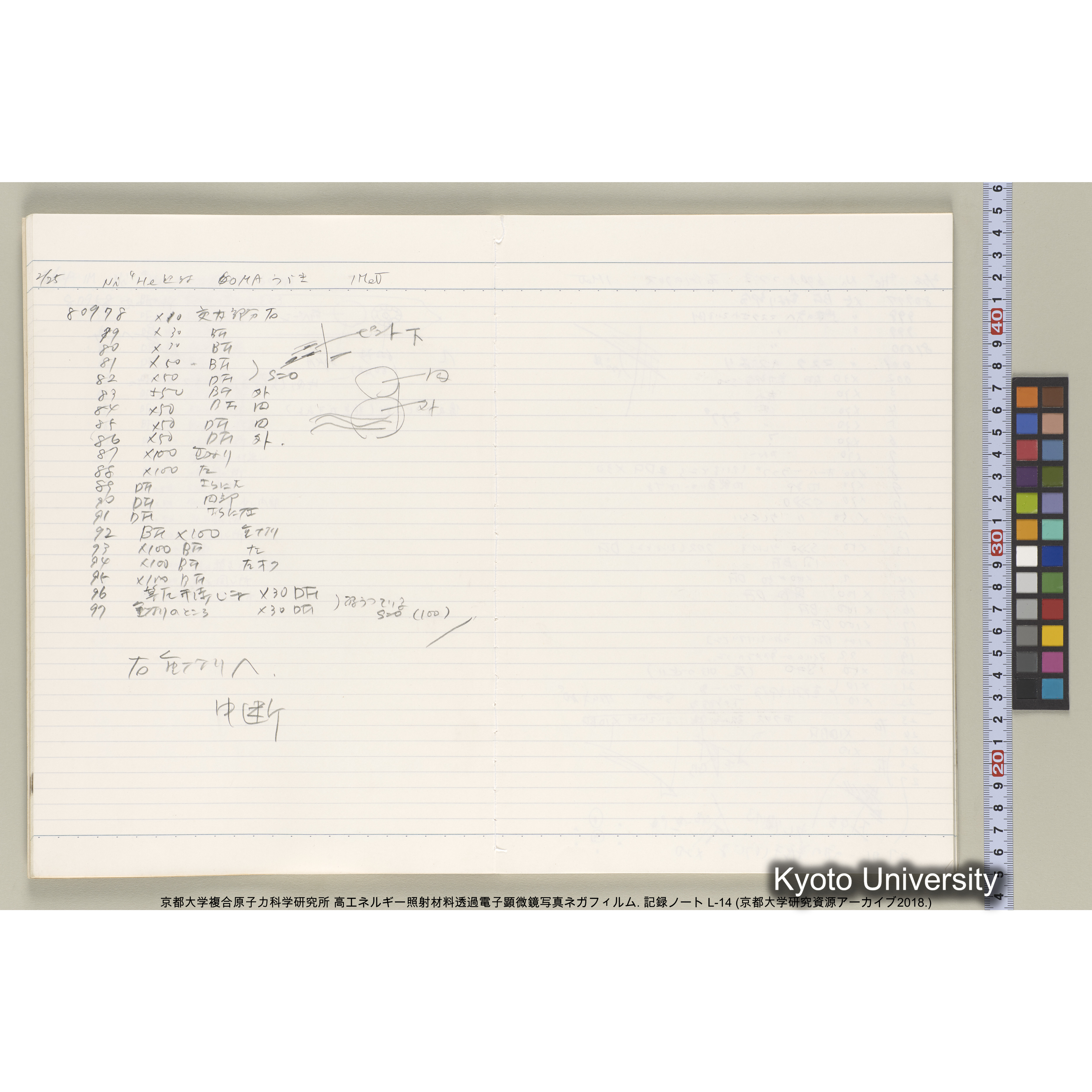 [記録ノート, Lシリーズ] L-14. 80778-81459. (13)