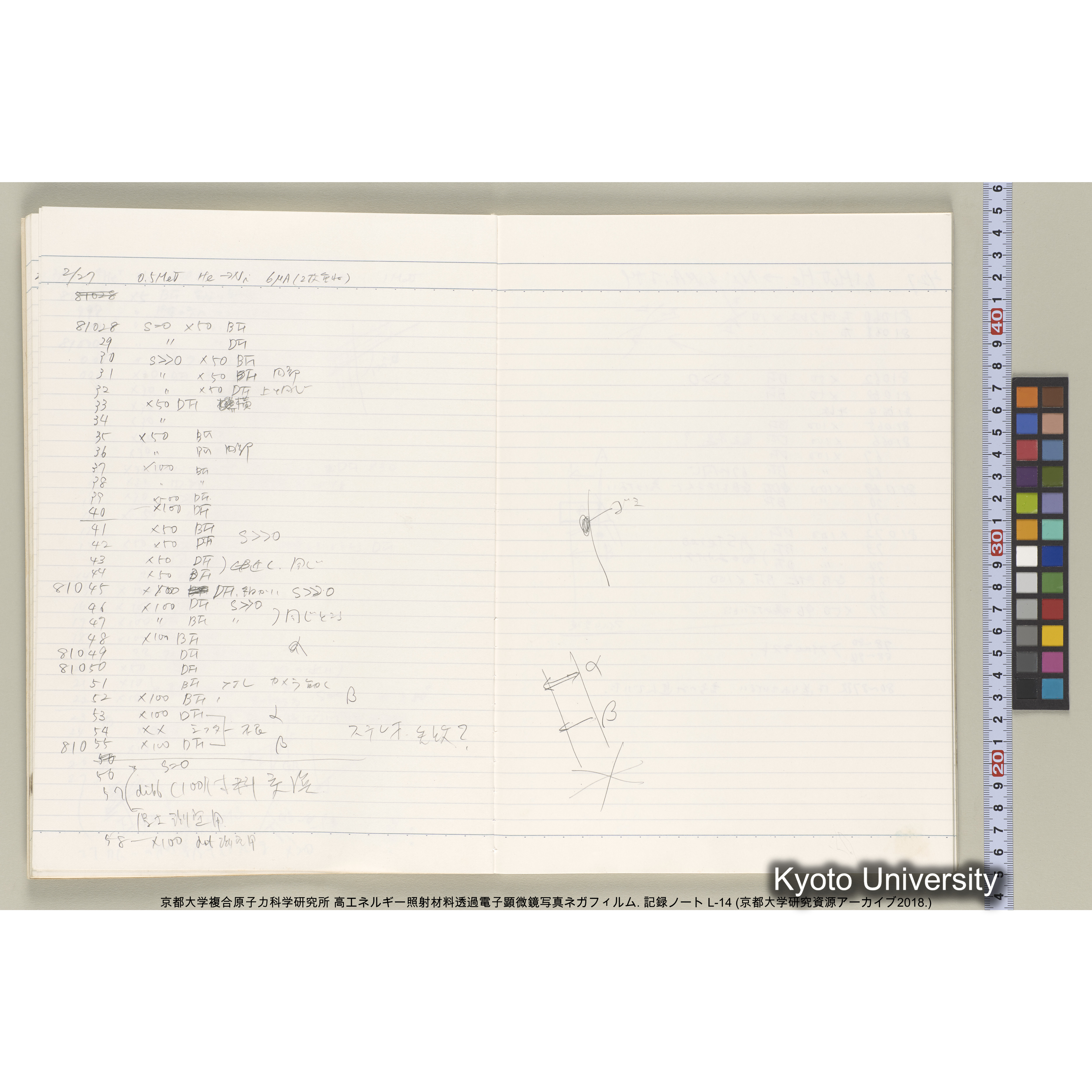 [記録ノート, Lシリーズ] L-14. 80778-81459. (15)