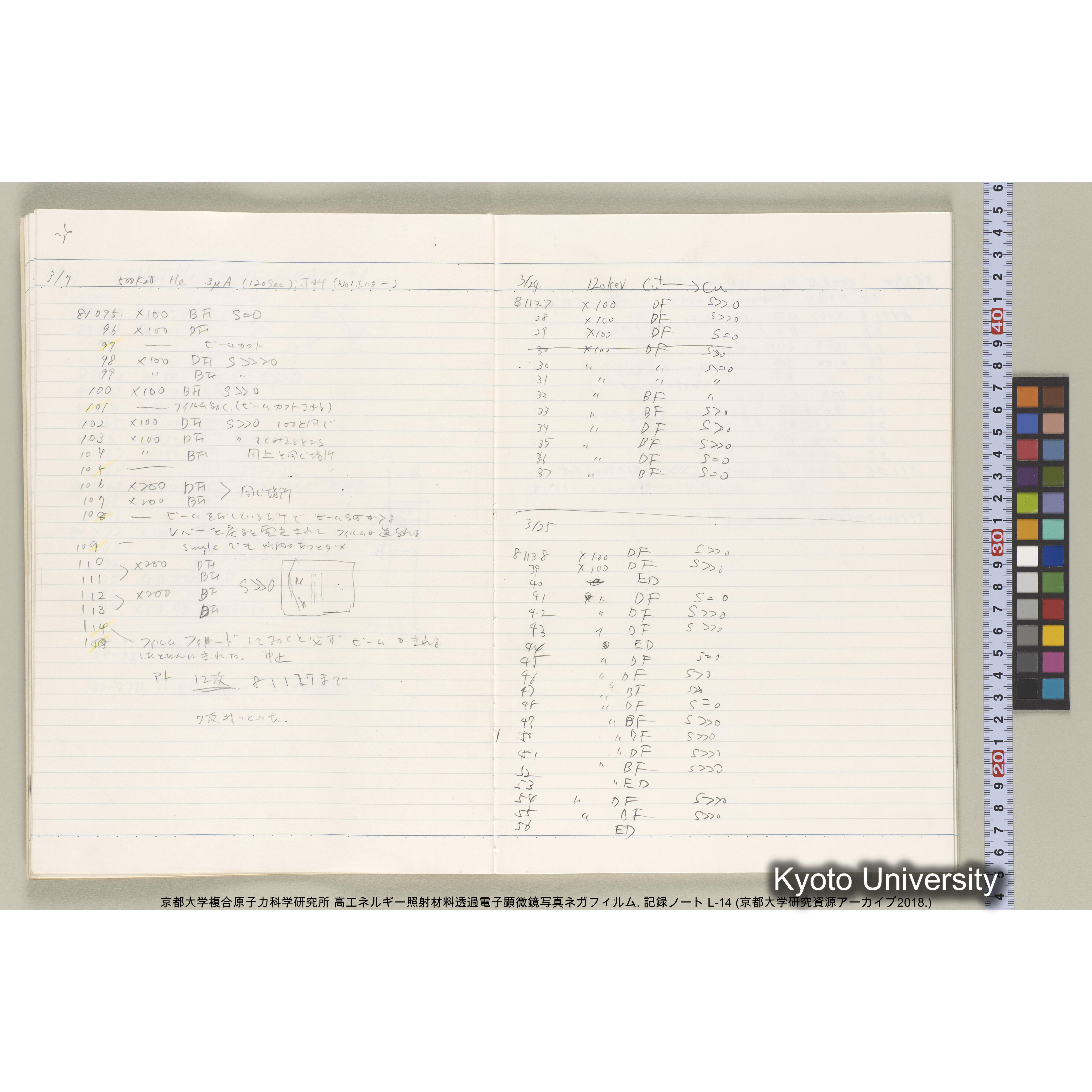 [記録ノート, Lシリーズ] L-14. 80778-81459. (17)