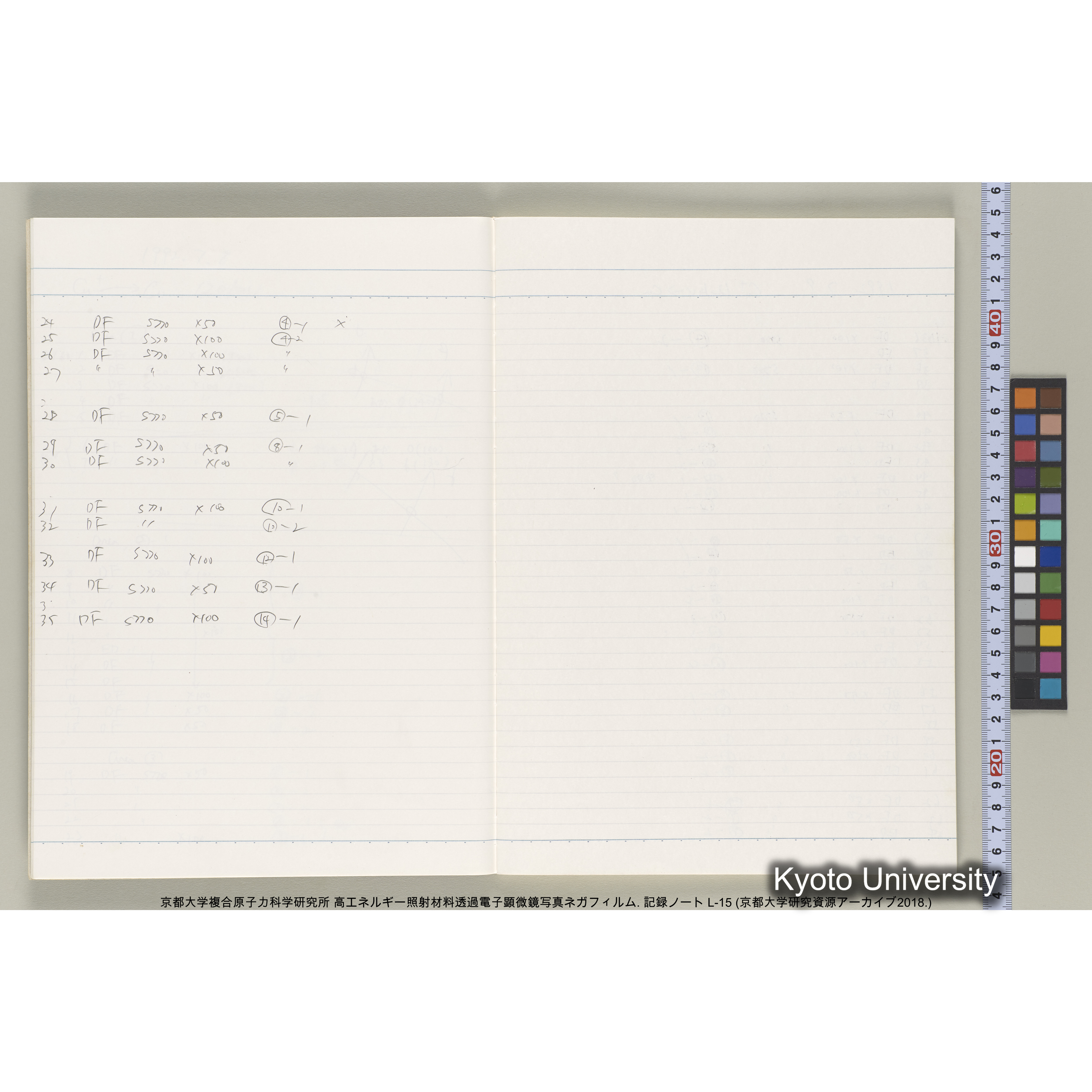 [記録ノート, Lシリーズ] L-15. 81512-82574. (7)