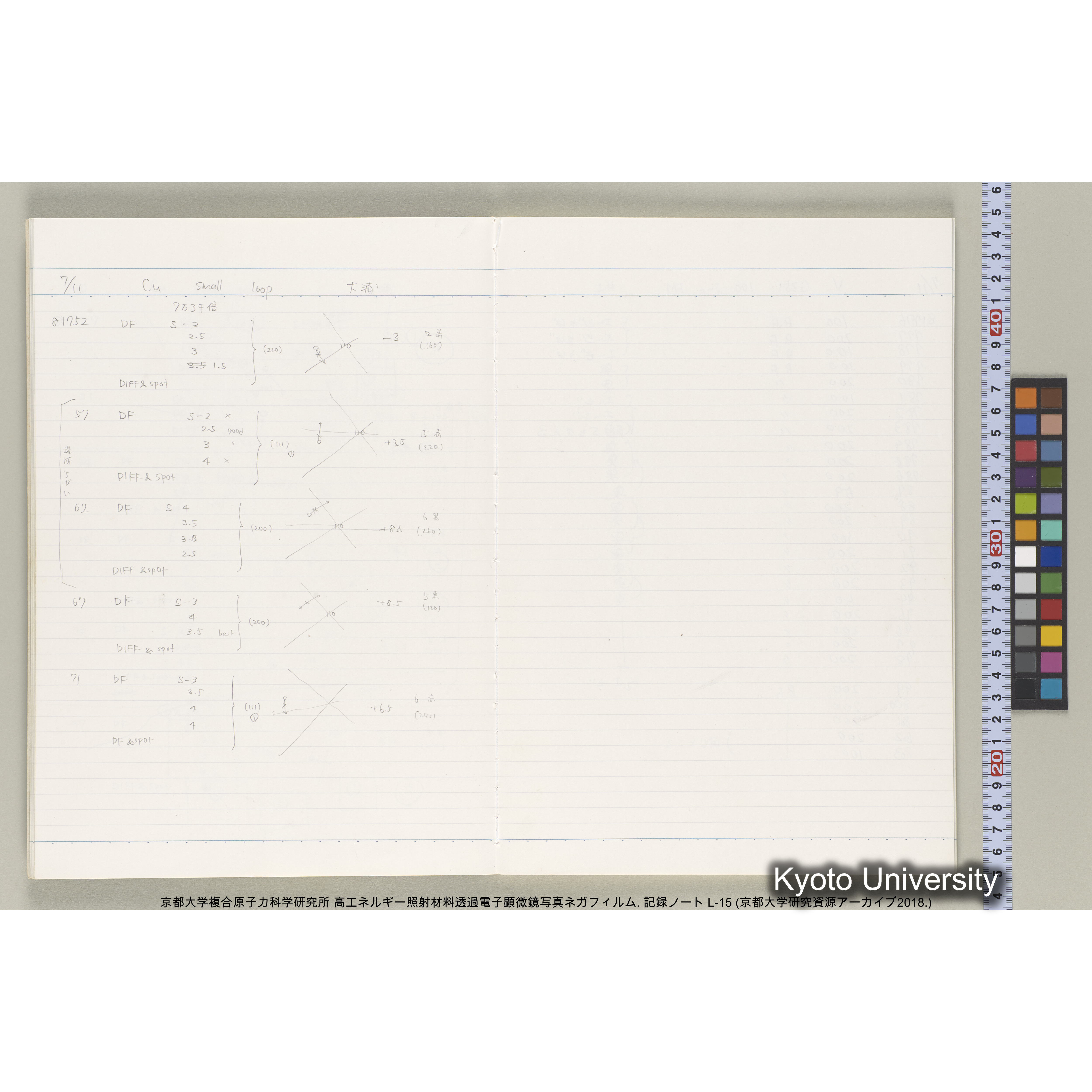 [記録ノート, Lシリーズ] L-15. 81512-82574. (13)