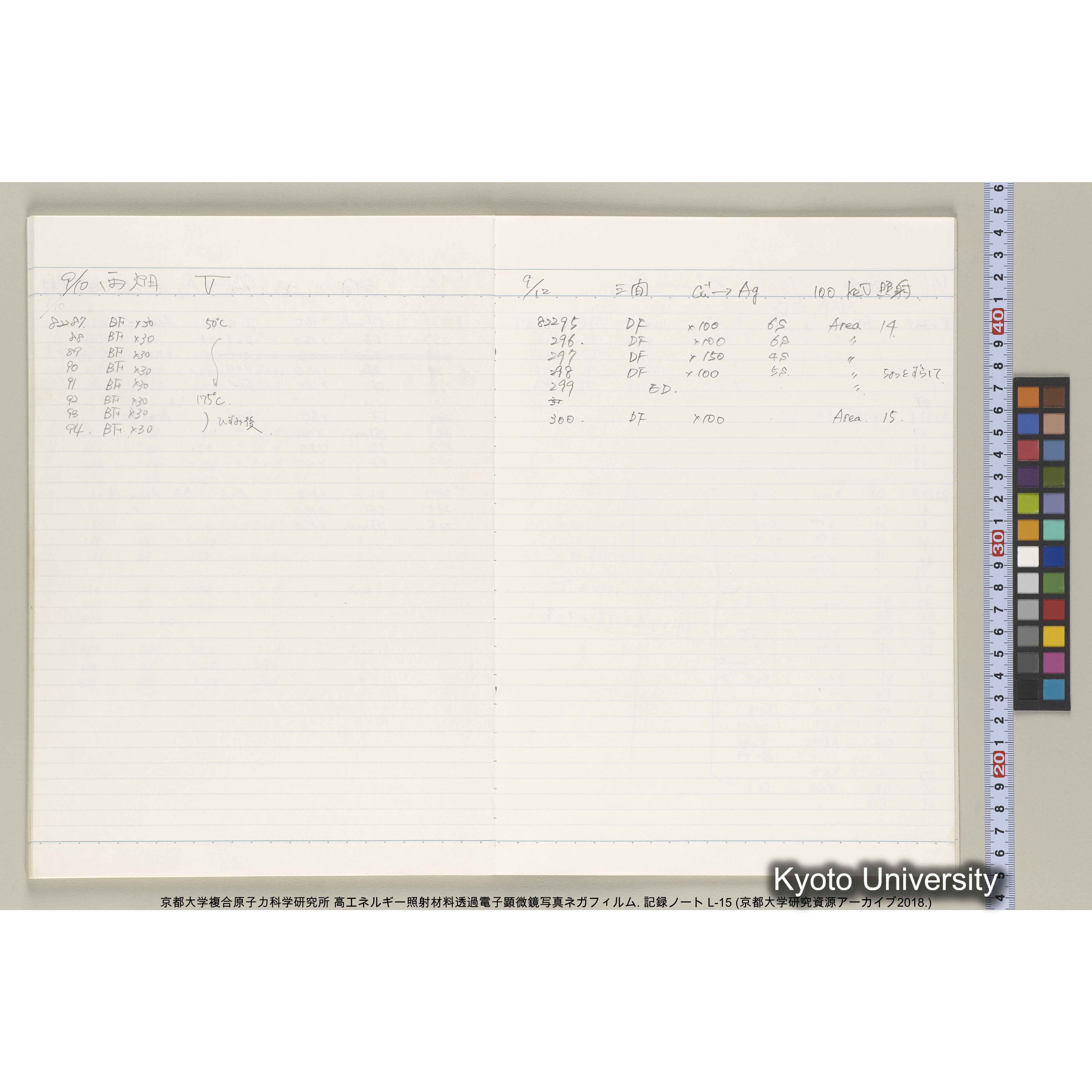 [記録ノート, Lシリーズ] L-15. 81512-82574. (32)