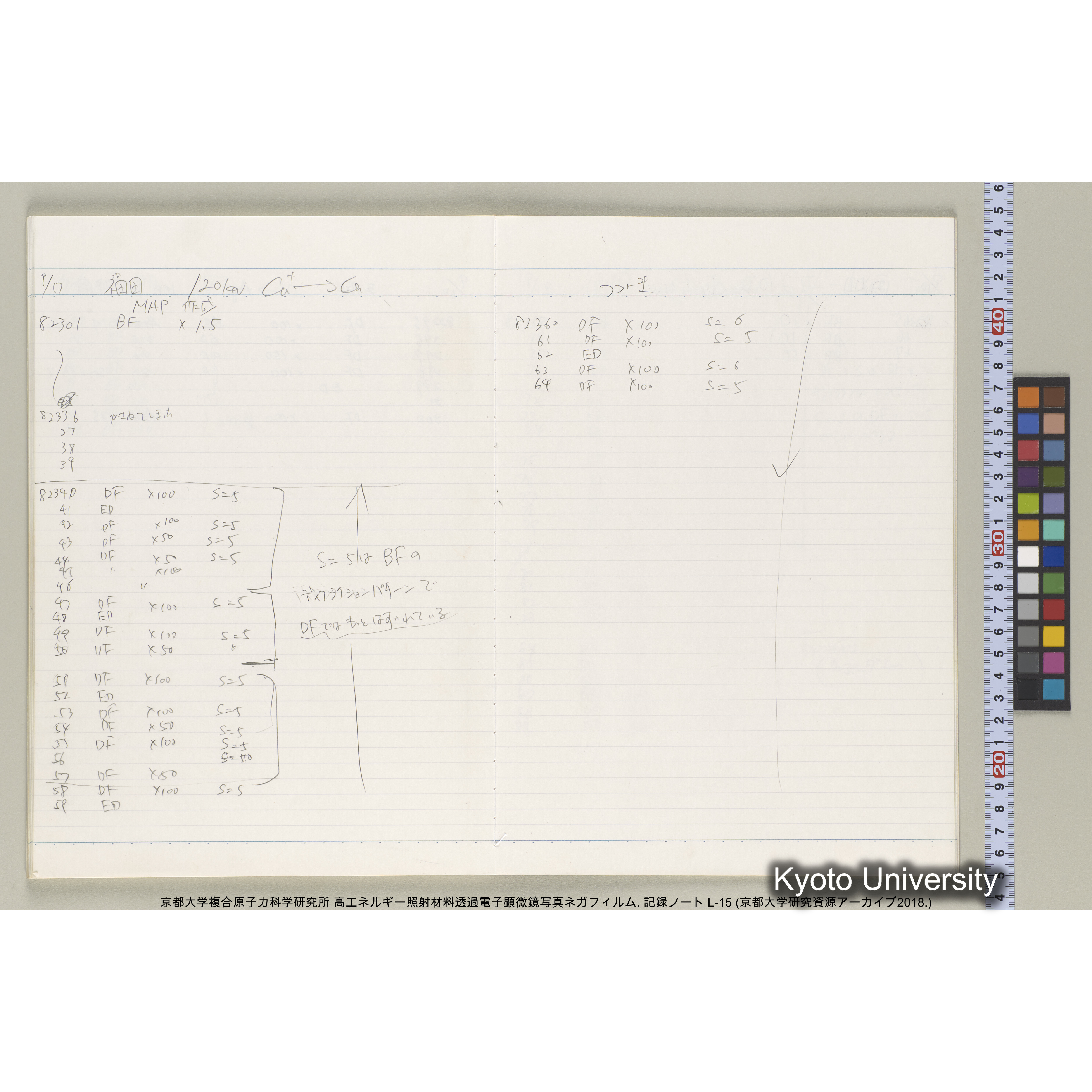 [記録ノート, Lシリーズ] L-15. 81512-82574. (33)