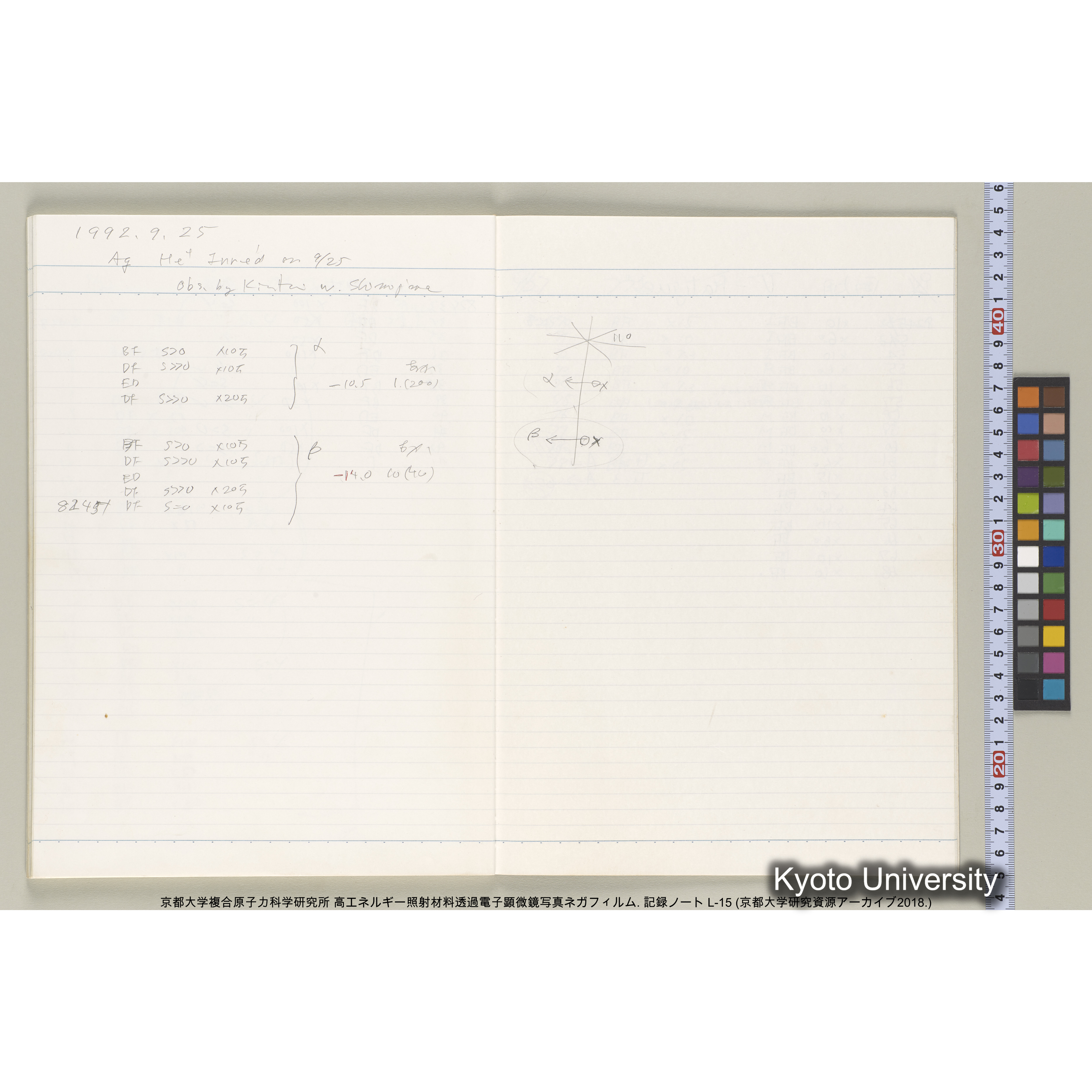 [記録ノート, Lシリーズ] L-15. 81512-82574. (37)