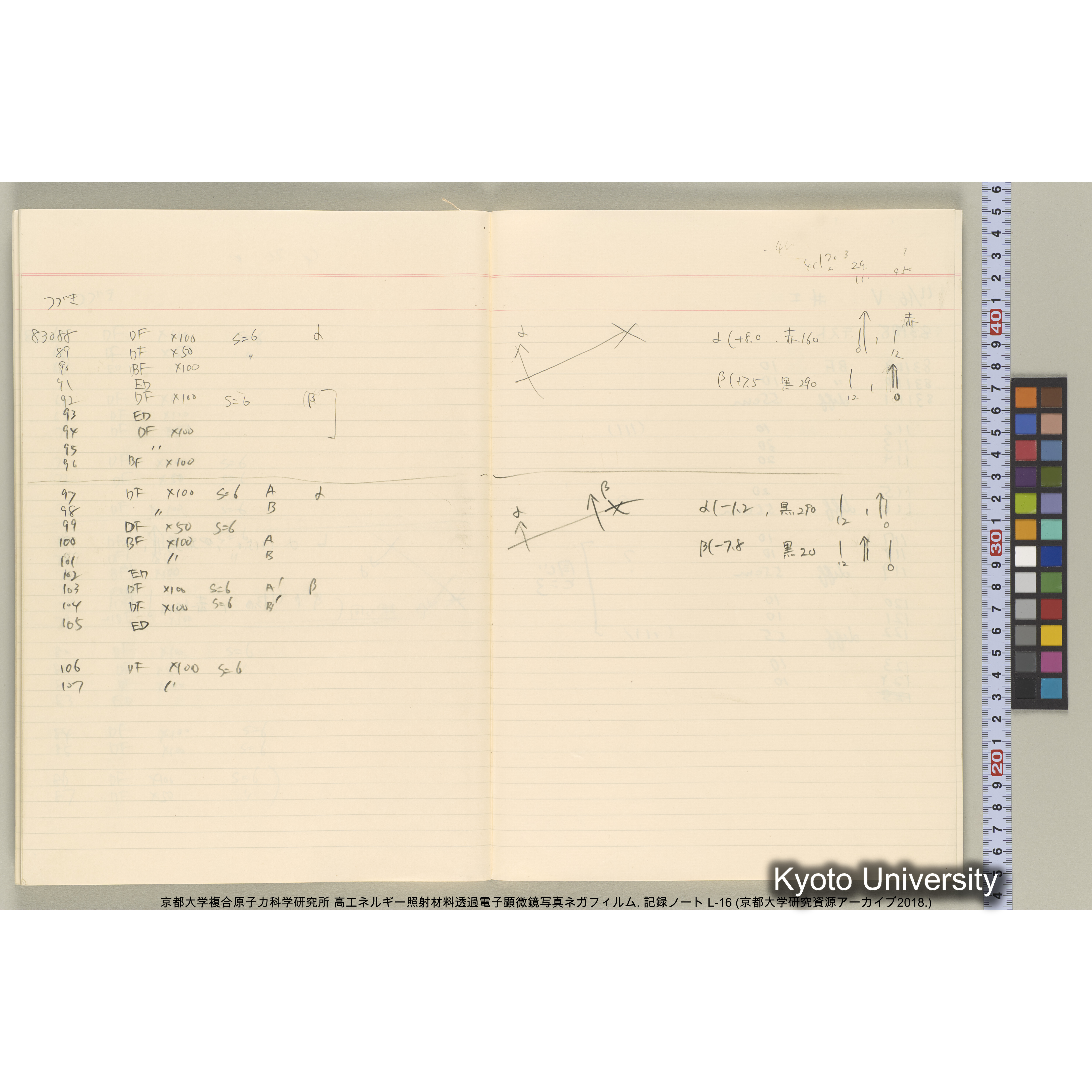 [記録ノート, Lシリーズ] L-16 1992.10.16〜. 82575-84670. (32)