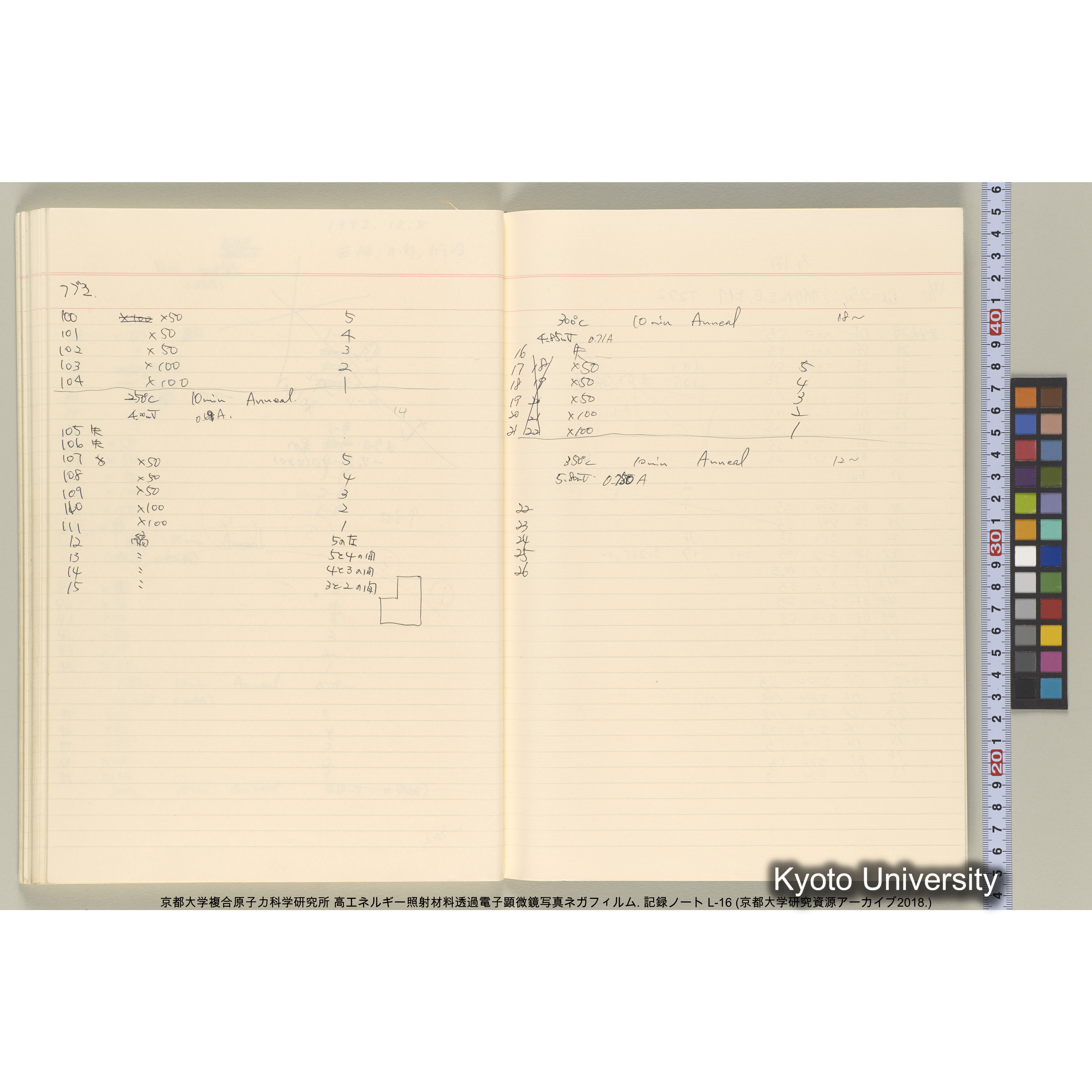 [記録ノート, Lシリーズ] L-16 1992.10.16〜. 82575-84670. (60)