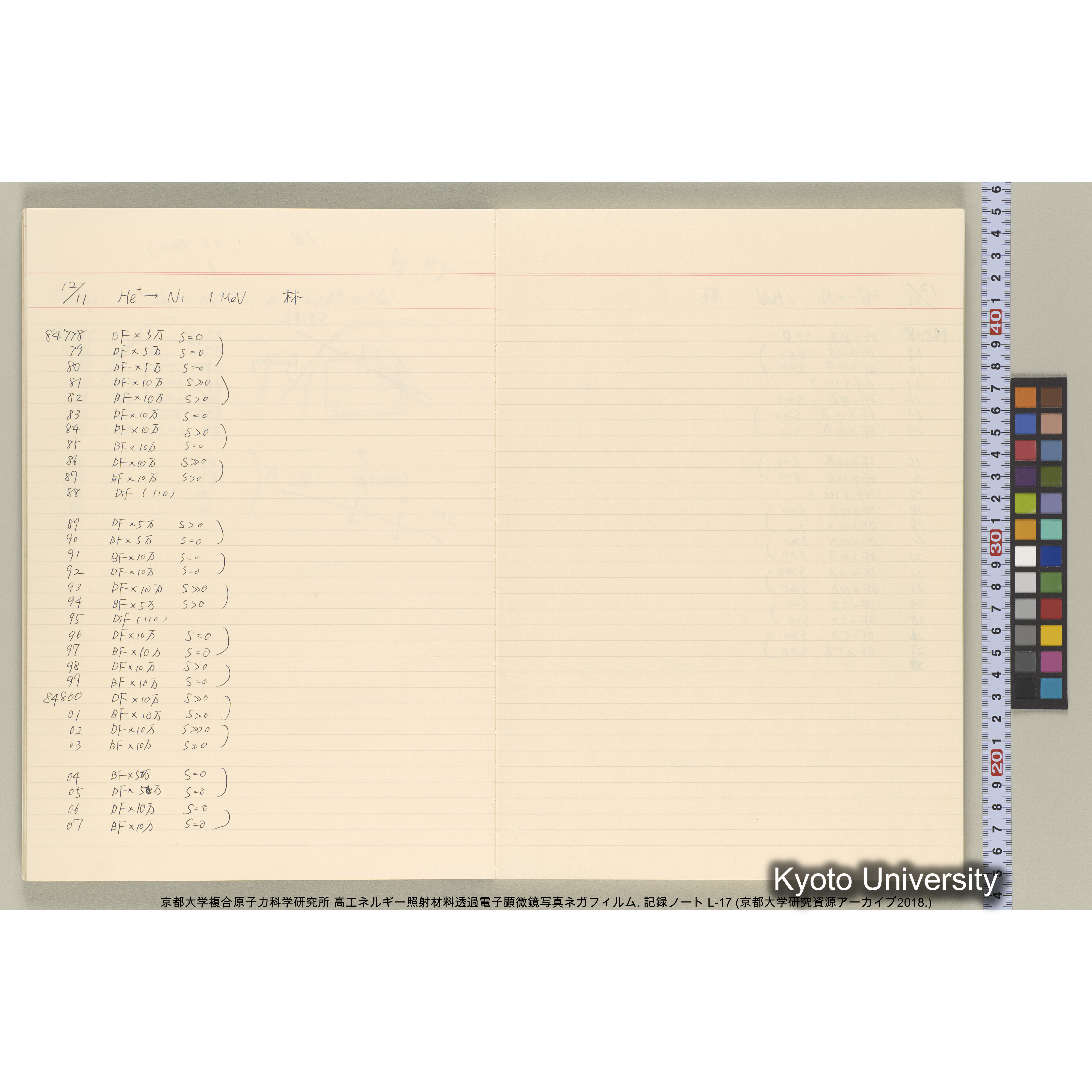 [記録ノート, Lシリーズ] L-17 1992.12.10〜. 84678-85754. (10)