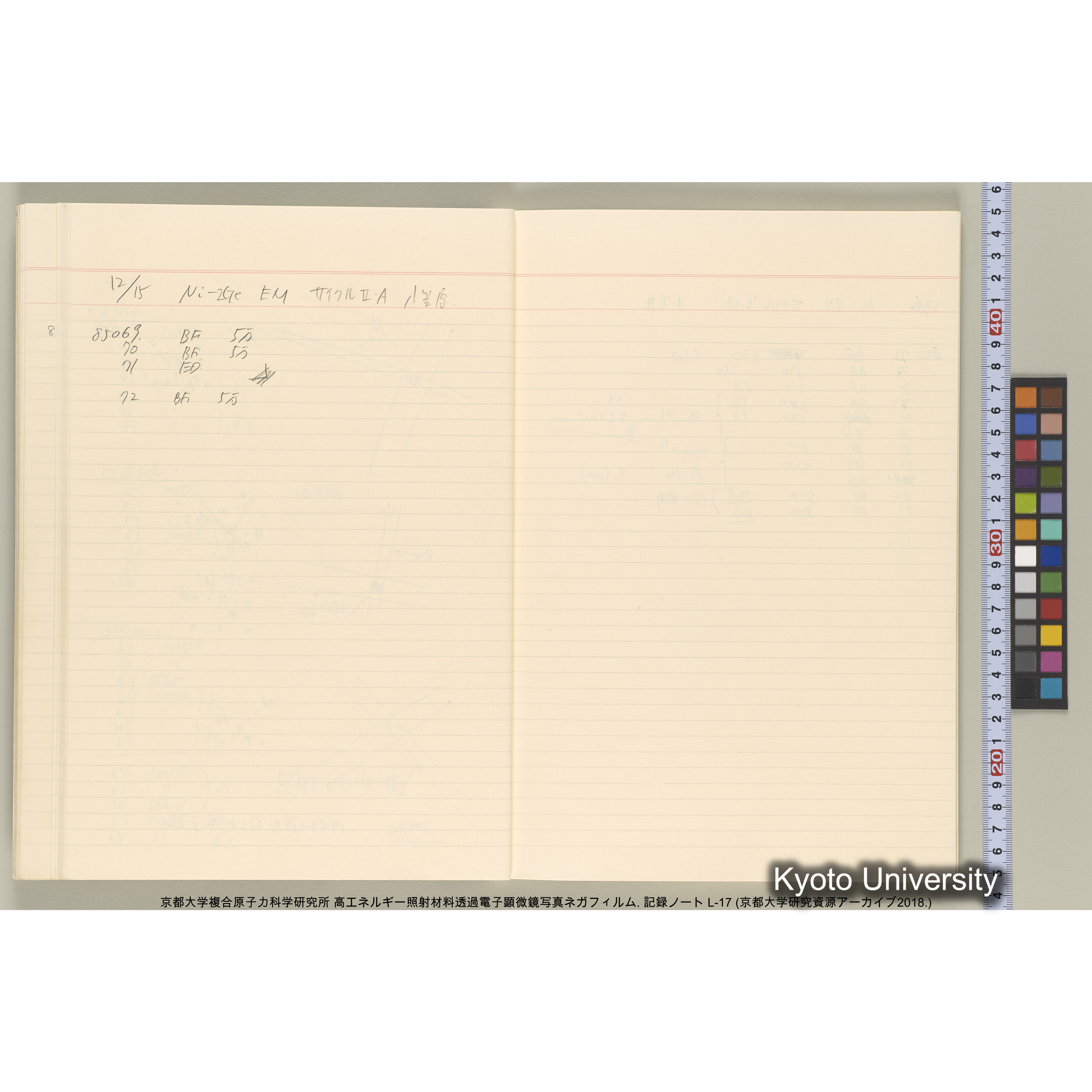 [記録ノート, Lシリーズ] L-17 1992.12.10〜. 84678-85754. (24)