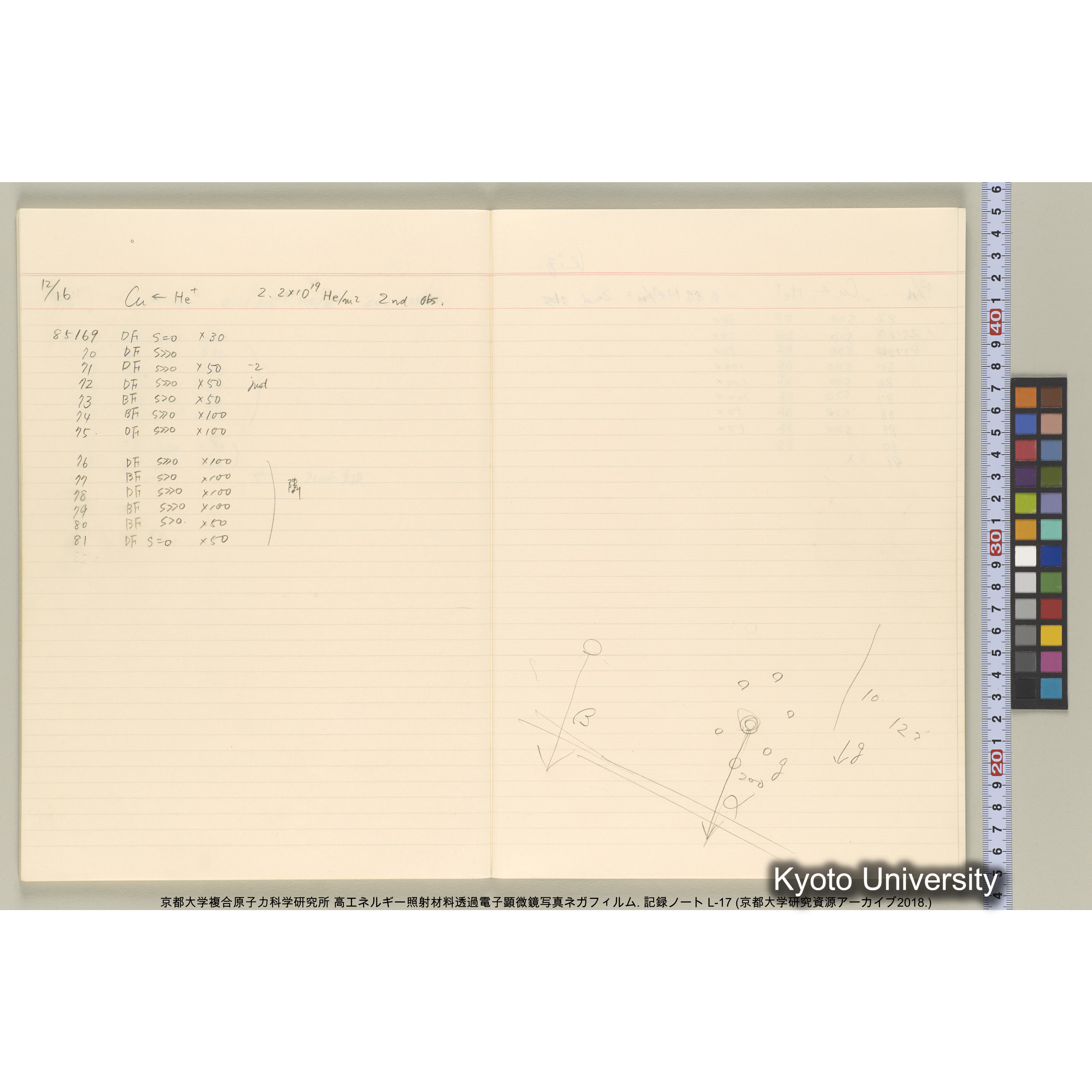 [記録ノート, Lシリーズ] L-17 1992.12.10〜. 84678-85754. (32)