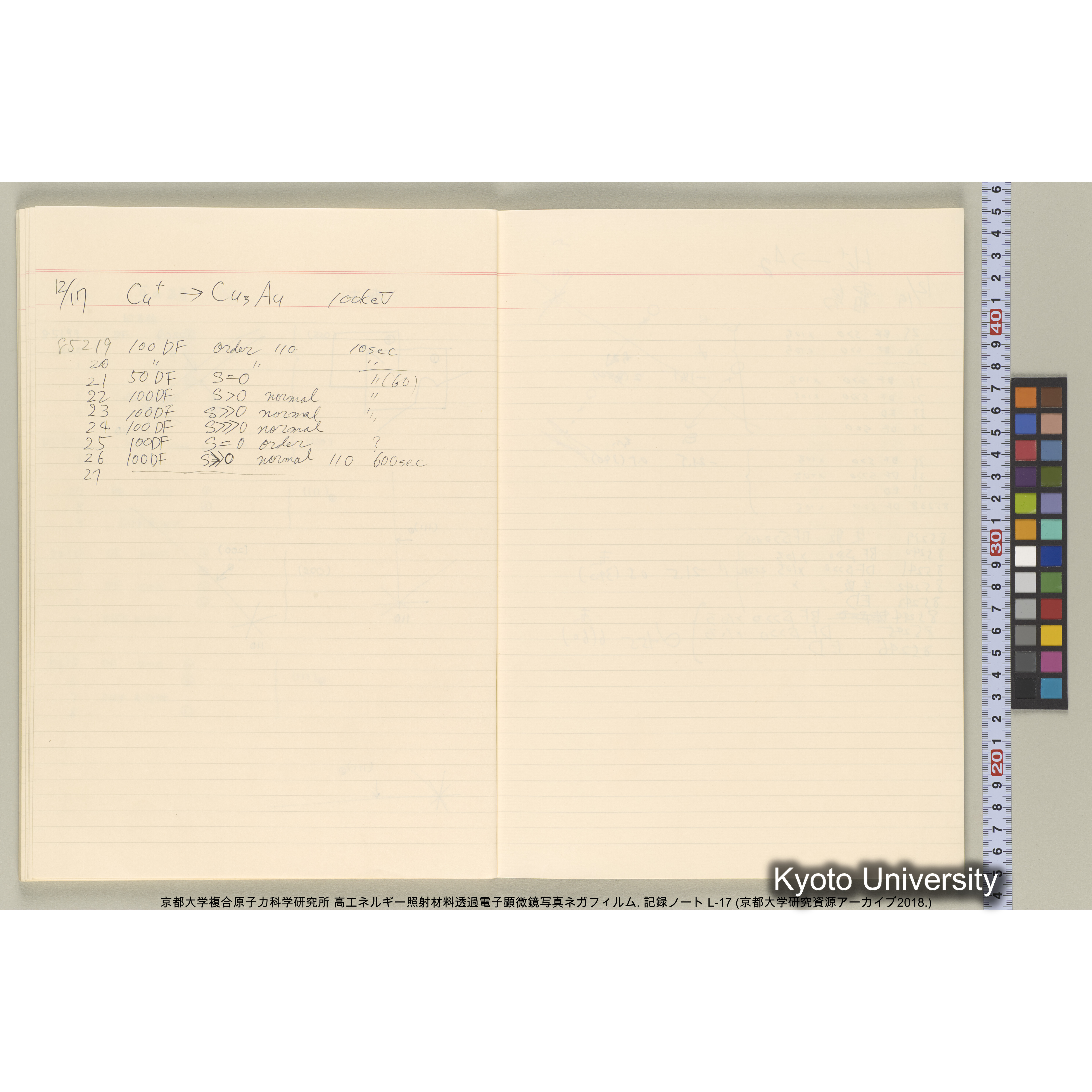 [記録ノート, Lシリーズ] L-17 1992.12.10〜. 84678-85754. (37)