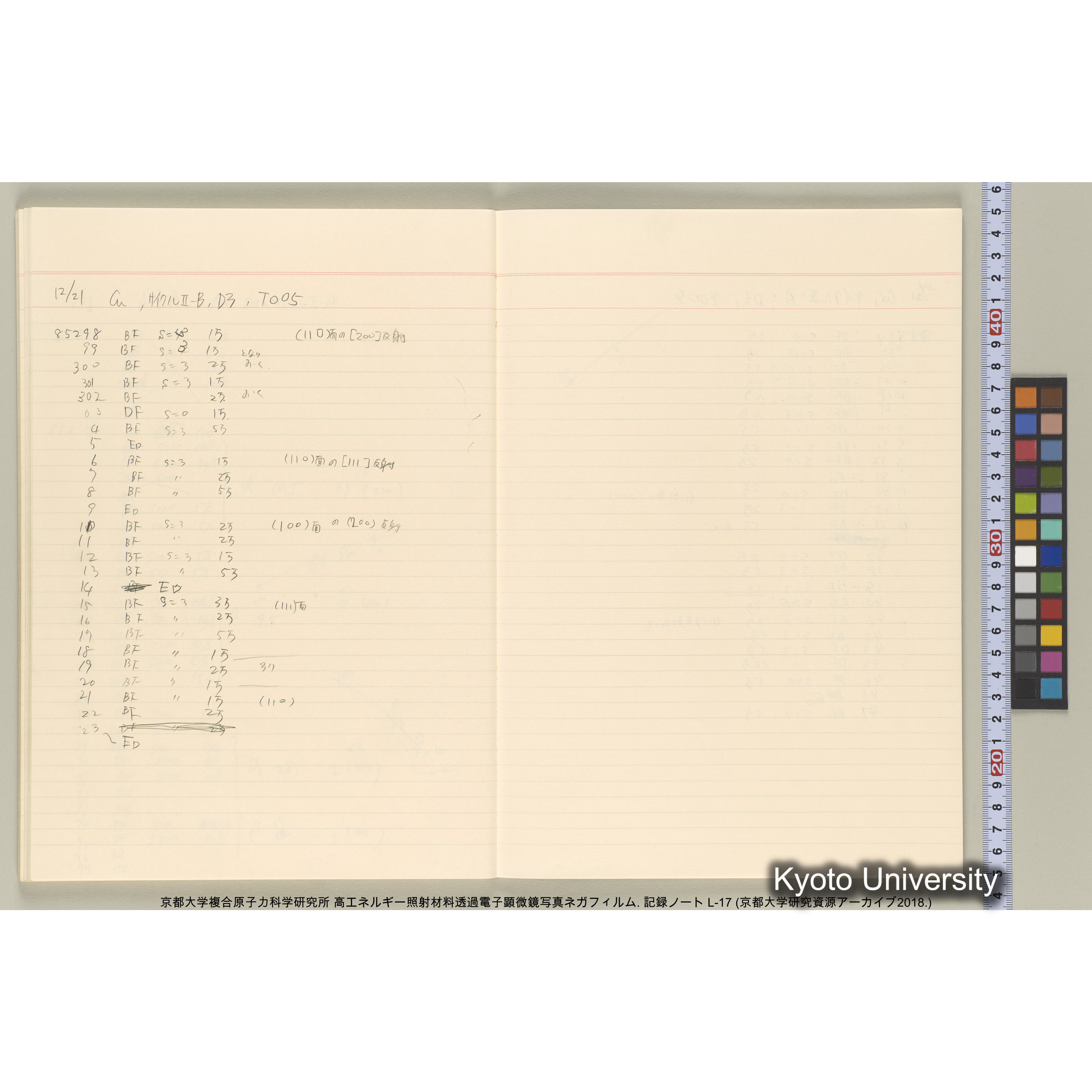 [記録ノート, Lシリーズ] L-17 1992.12.10〜. 84678-85754. (42)