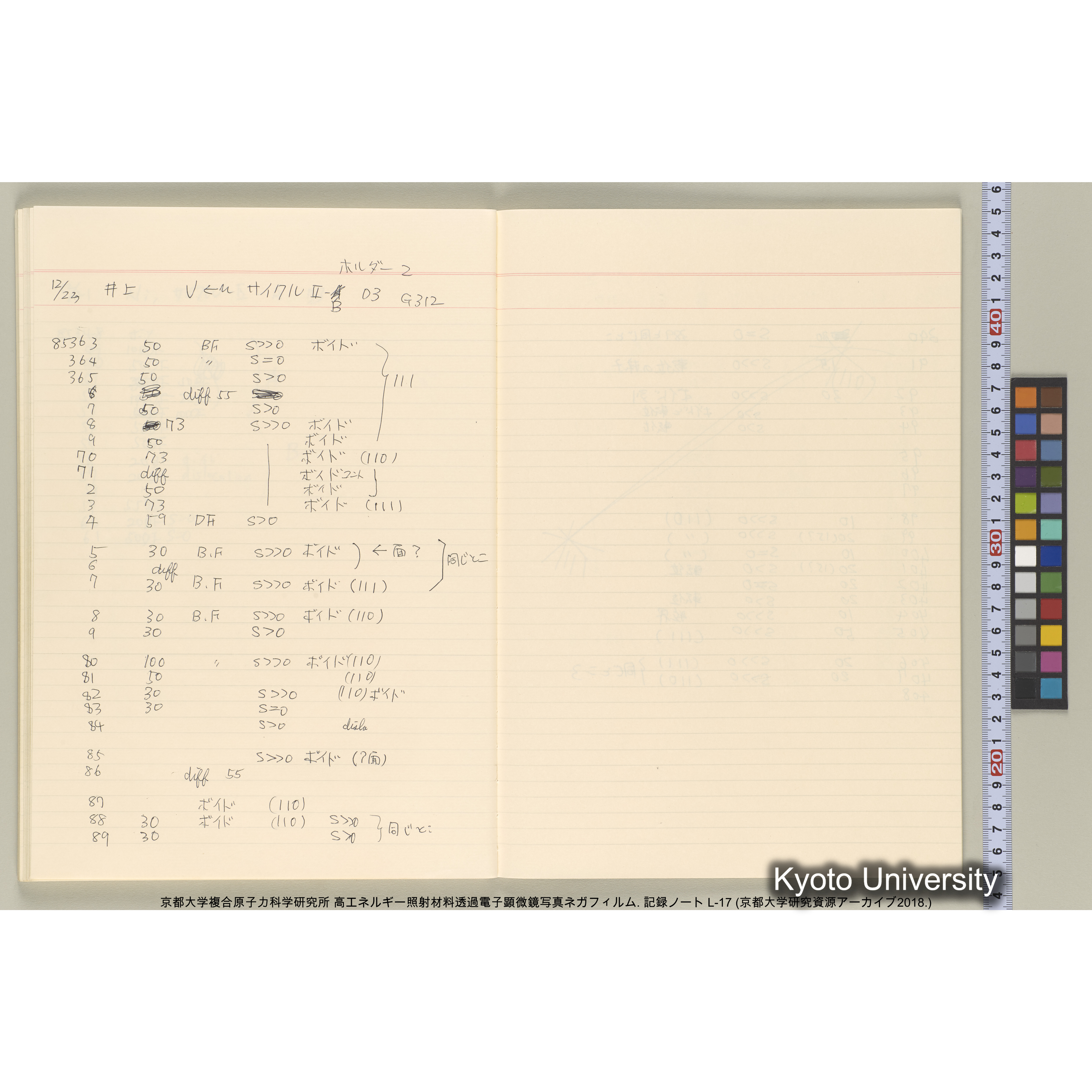 [記録ノート, Lシリーズ] L-17 1992.12.10〜. 84678-85754. (45)