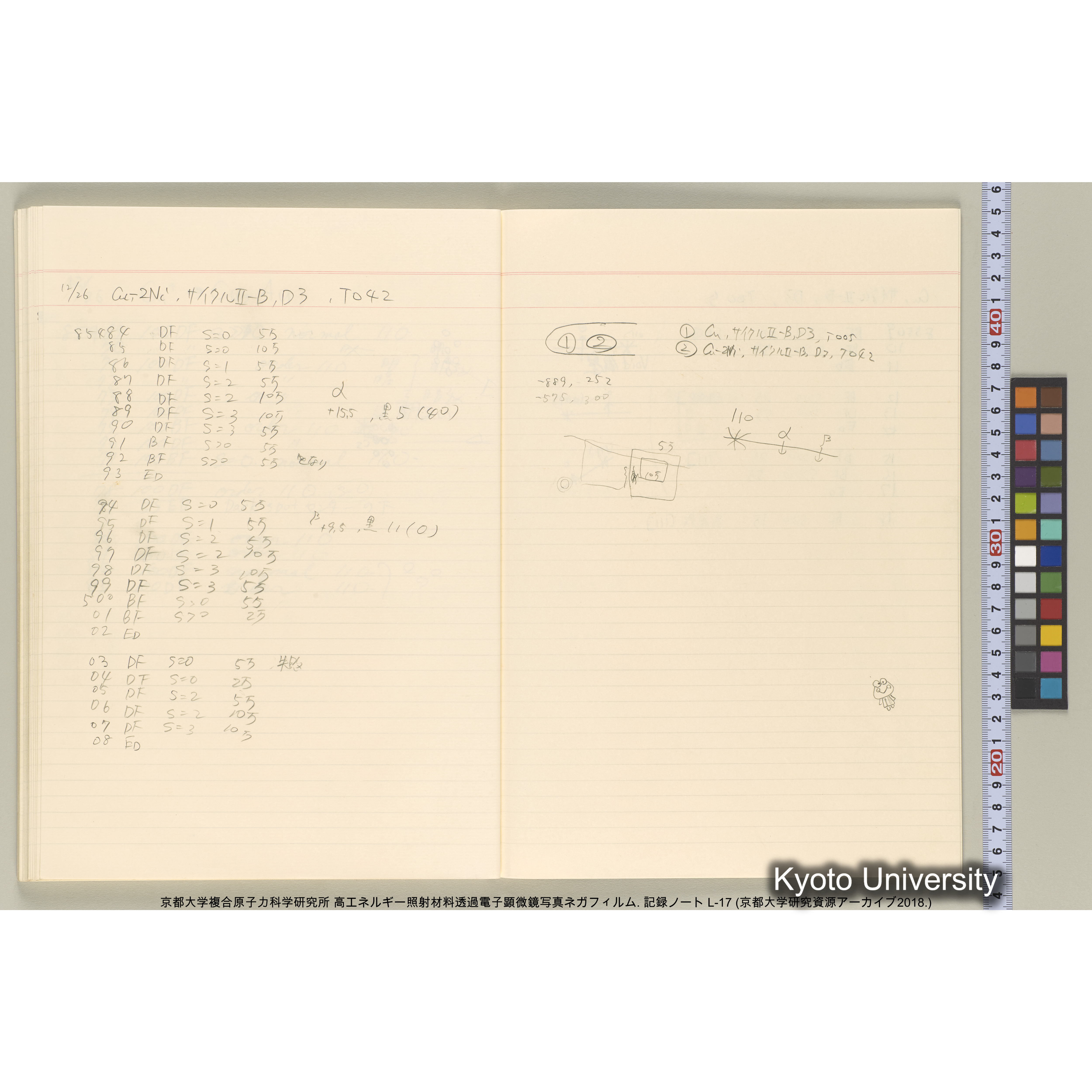 [記録ノート, Lシリーズ] L-17 1992.12.10〜. 84678-85754. (51)