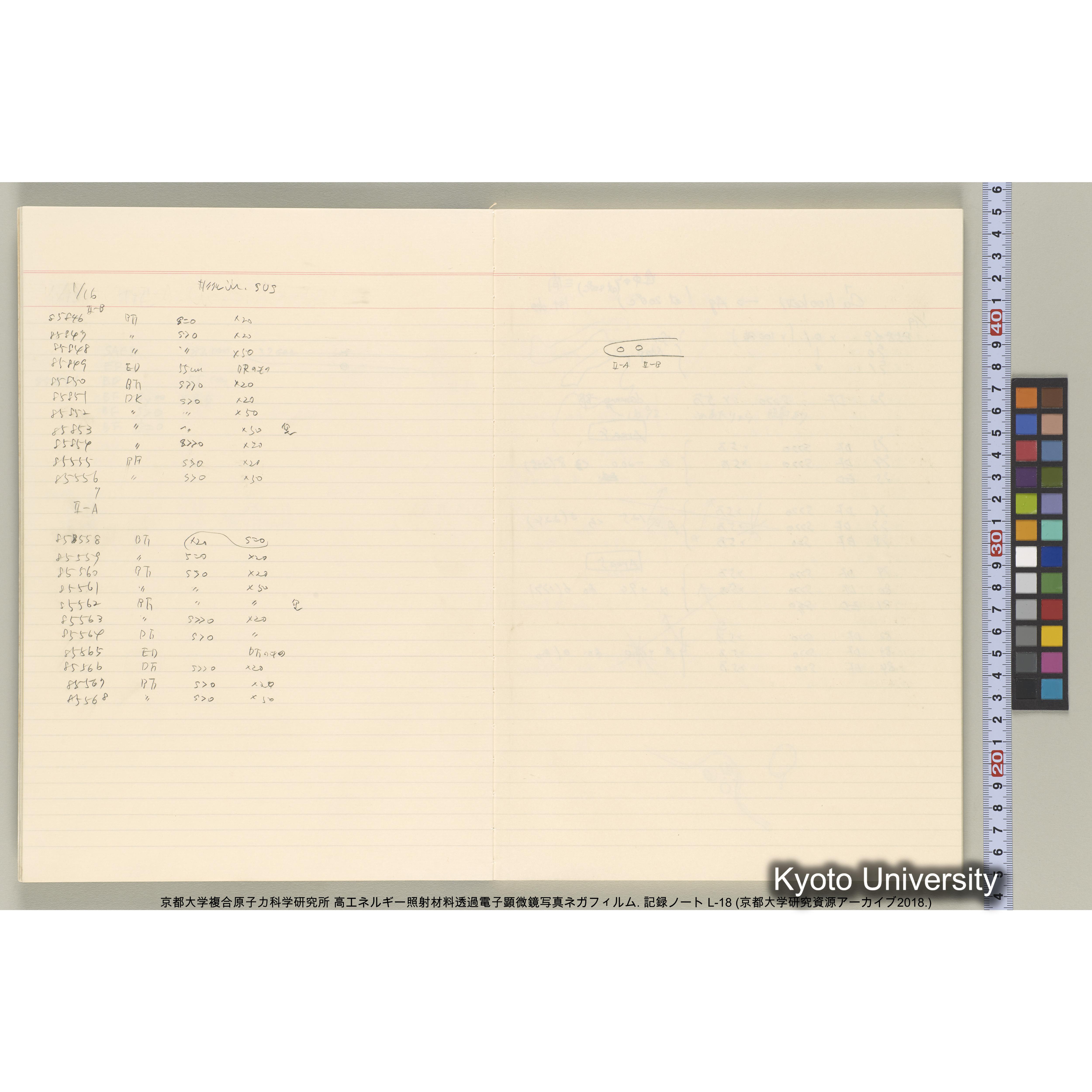 [記録ノート, Lシリーズ] L-18. 85755-86692. (10)